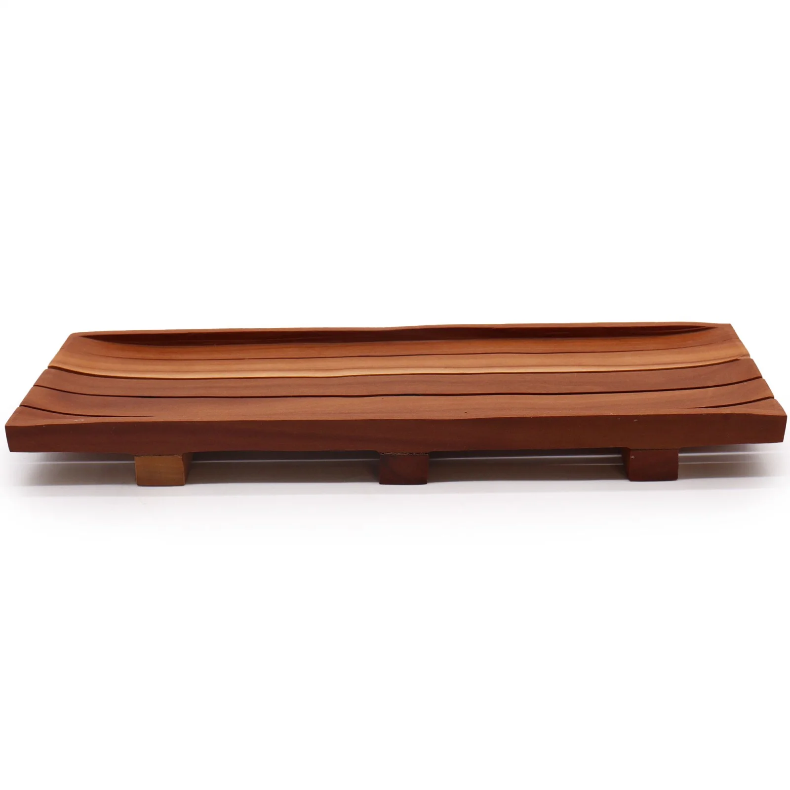 Podnos na mydlový bochník z dreva naseberry, 30 × 14 cm – fotka 1