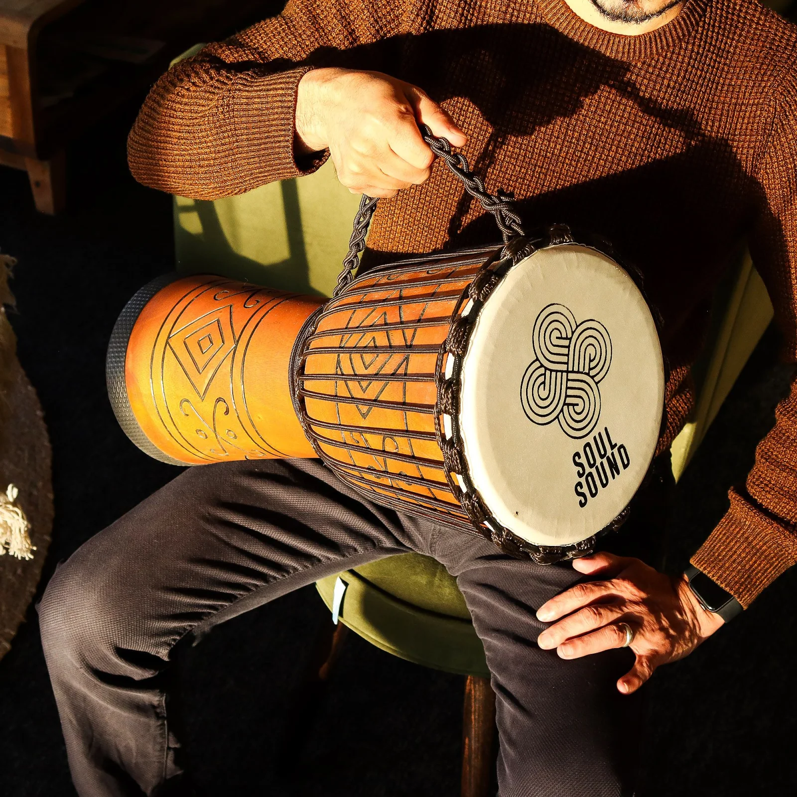 Djembe Pro Soul Sound – nižší tón, 50 cm – fotka 7