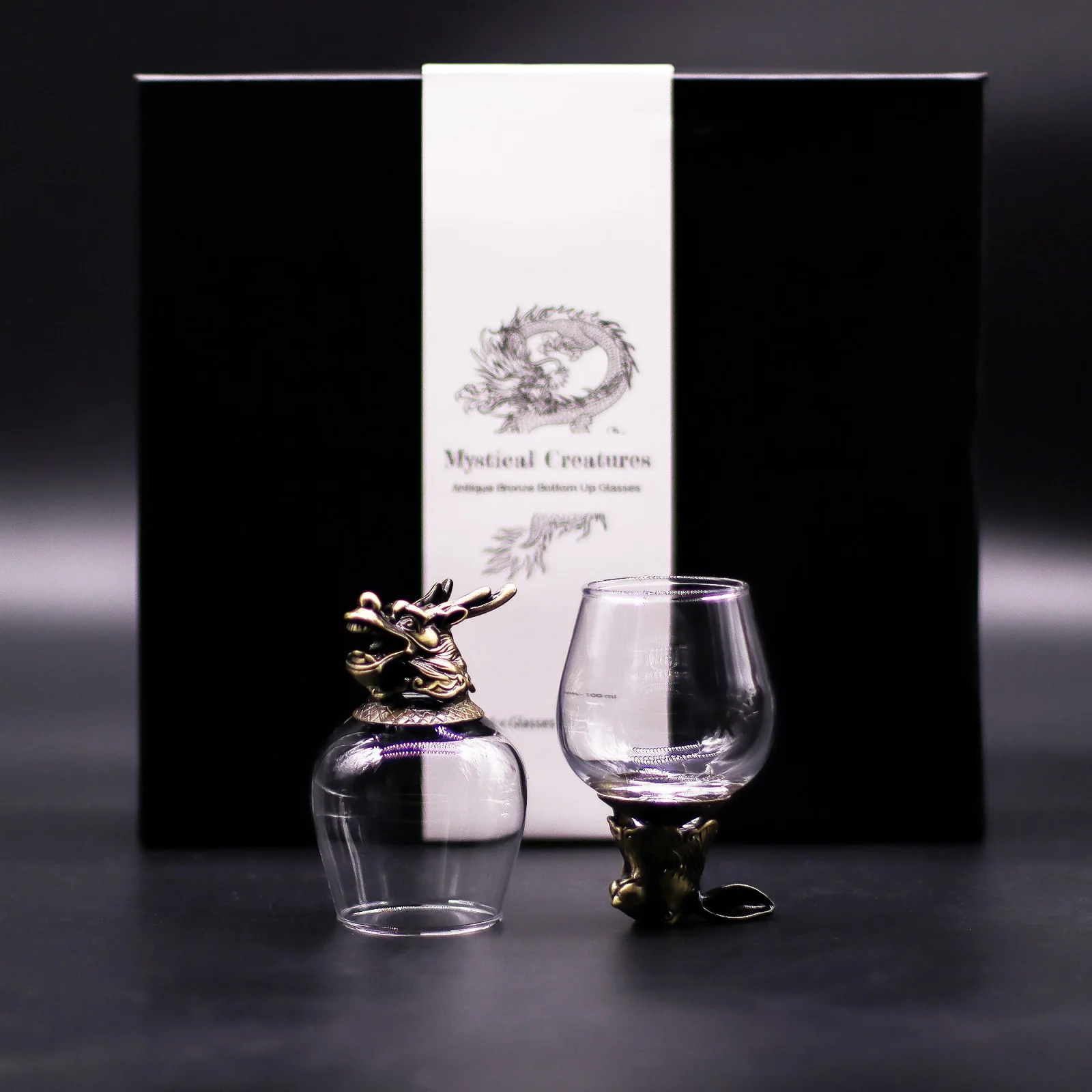 Poháre Bottom Up – 6 ks, 100 ml, mýtické tvory – fotka 2