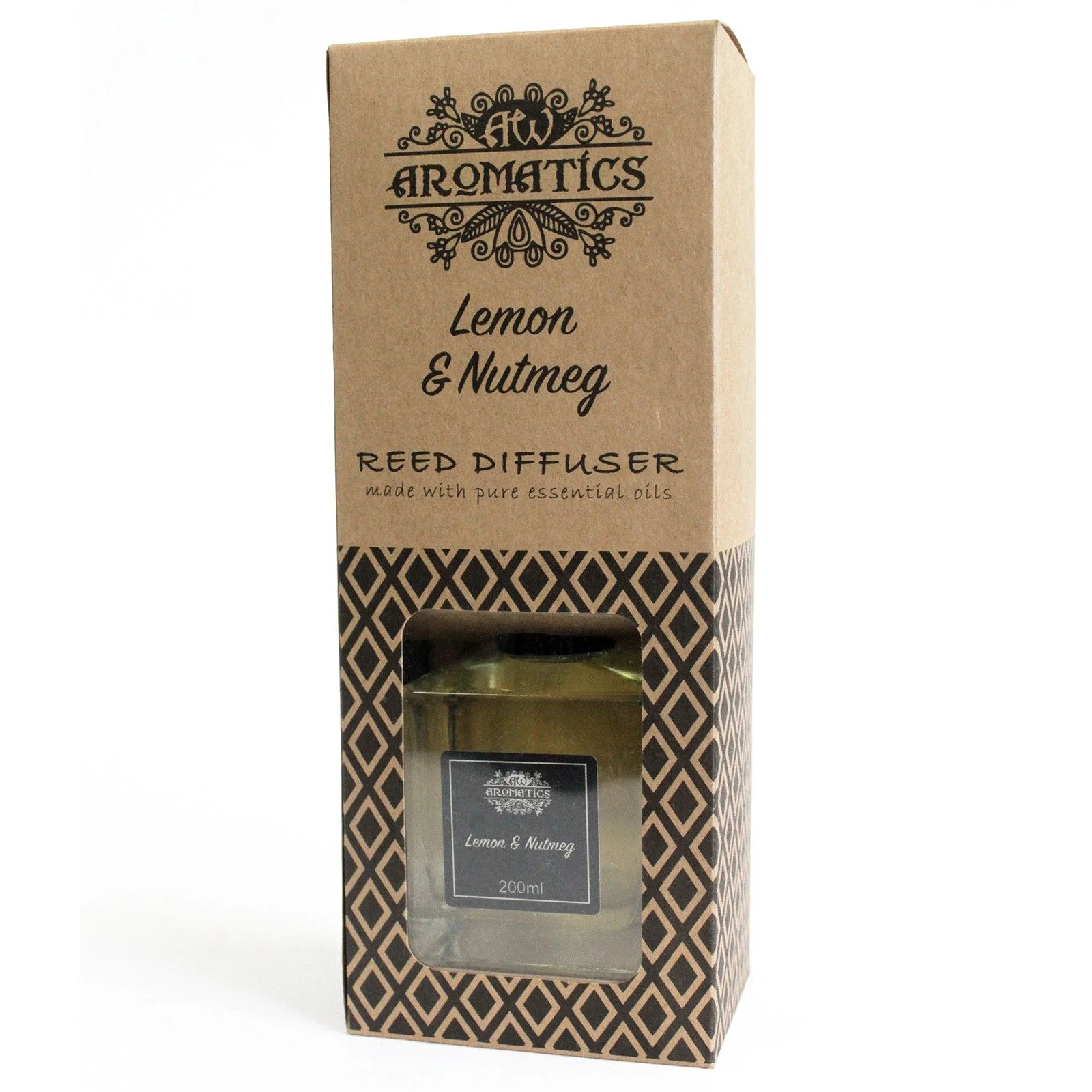 Difuzér s tyčinkami – citrón a muškátový orech, 200 ml – fotka 6