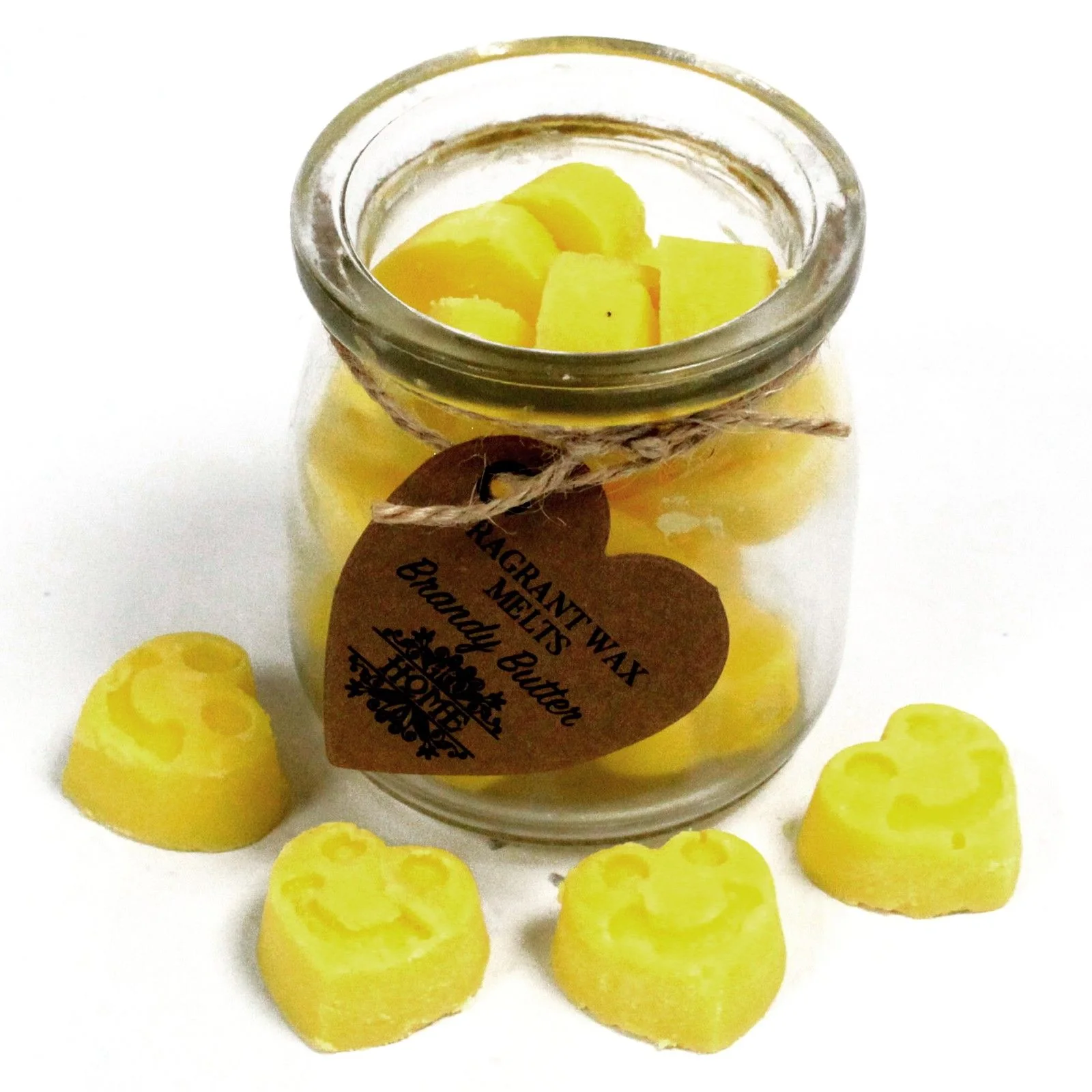 Vonný vosk do aromalampy Brandy Butter – 16 sójových srdiečok – fotka 2