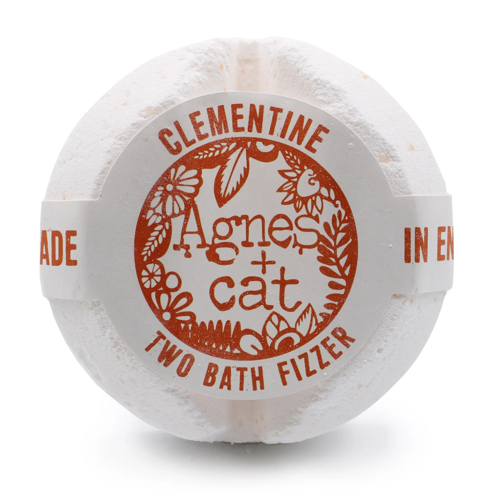 Bomba do kúpeľa Agnes + Cat Clementine – sladký pomaranč, 210 g – fotka 2