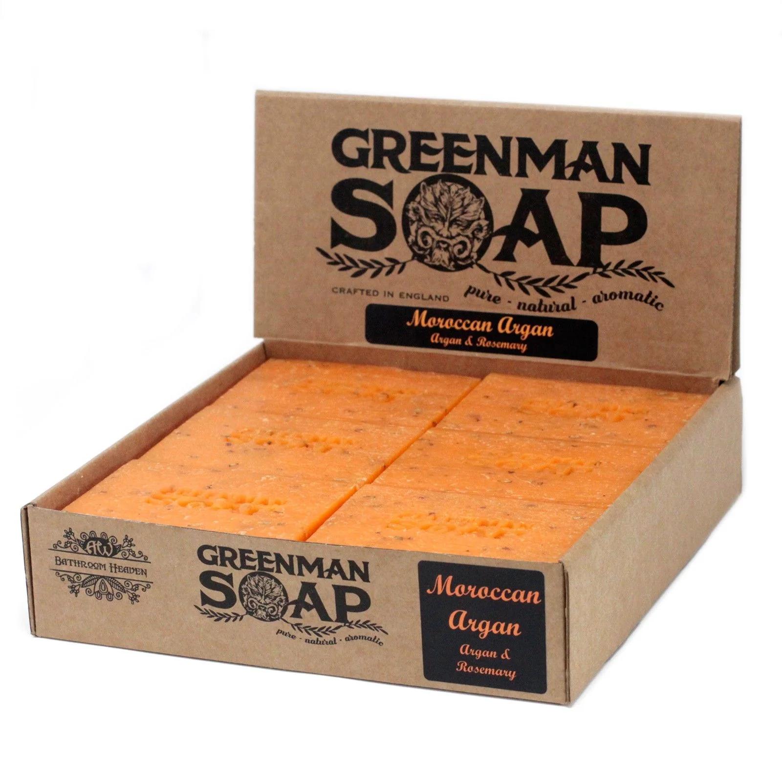 Mydlo Greenman Golden Argan – argán a rozmarín, 100 g – fotka 4