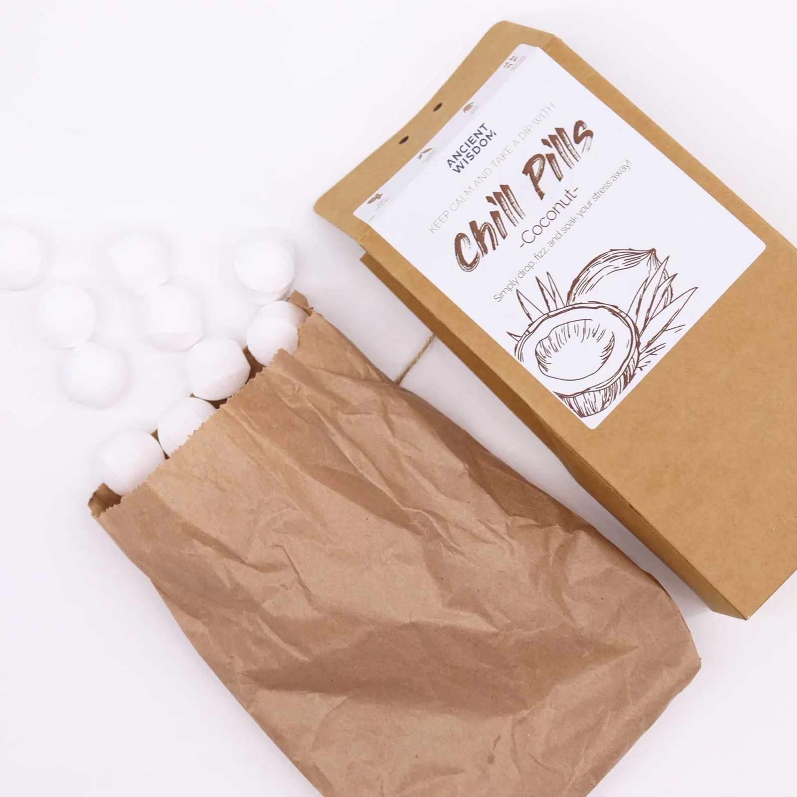 Šumivé tablety do kúpeľa Chill Pills – Summer of Love, 350 g – fotka 2