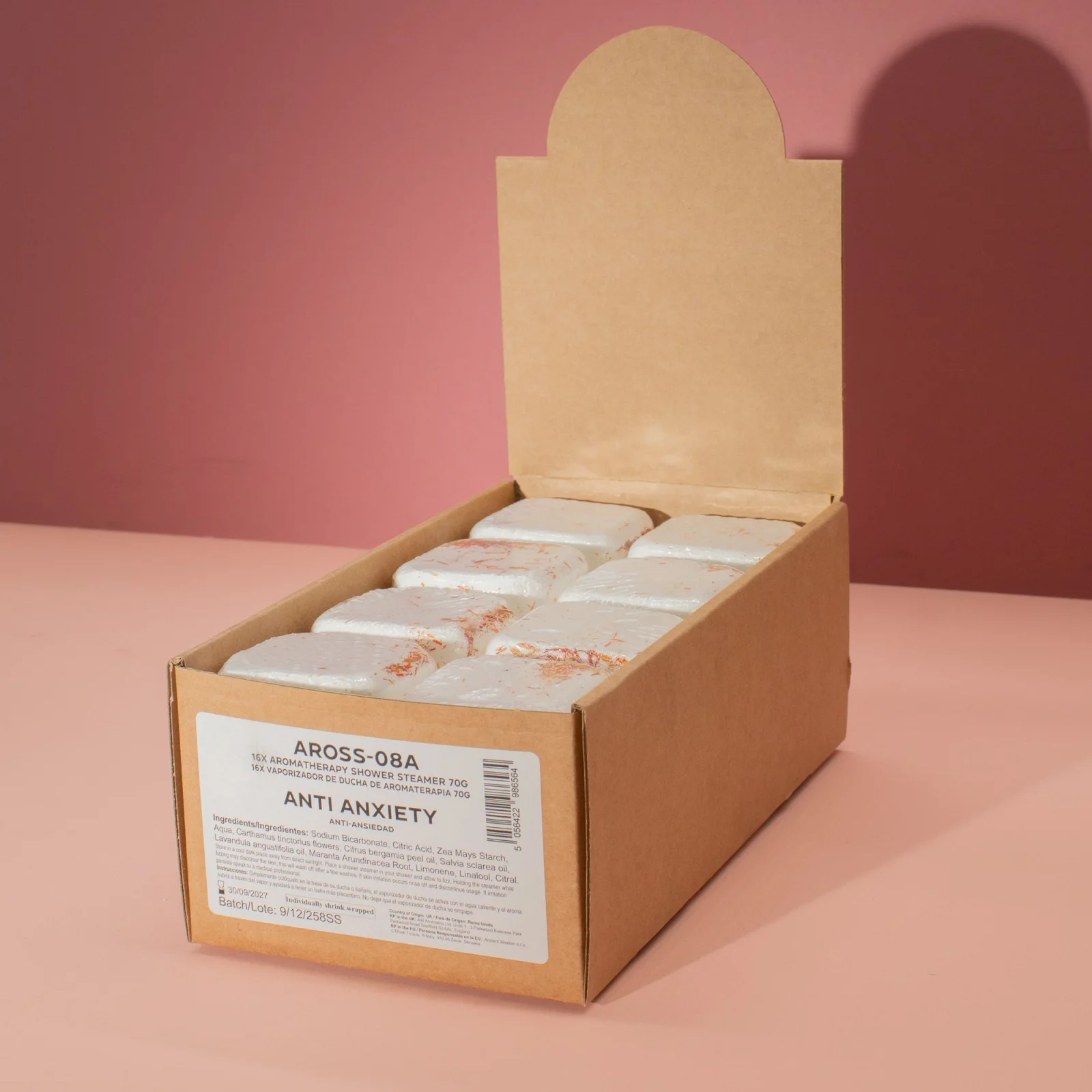 Sprchová tableta Anti Anxiety – bergamot a levanduľa, 80 g – fotka 4