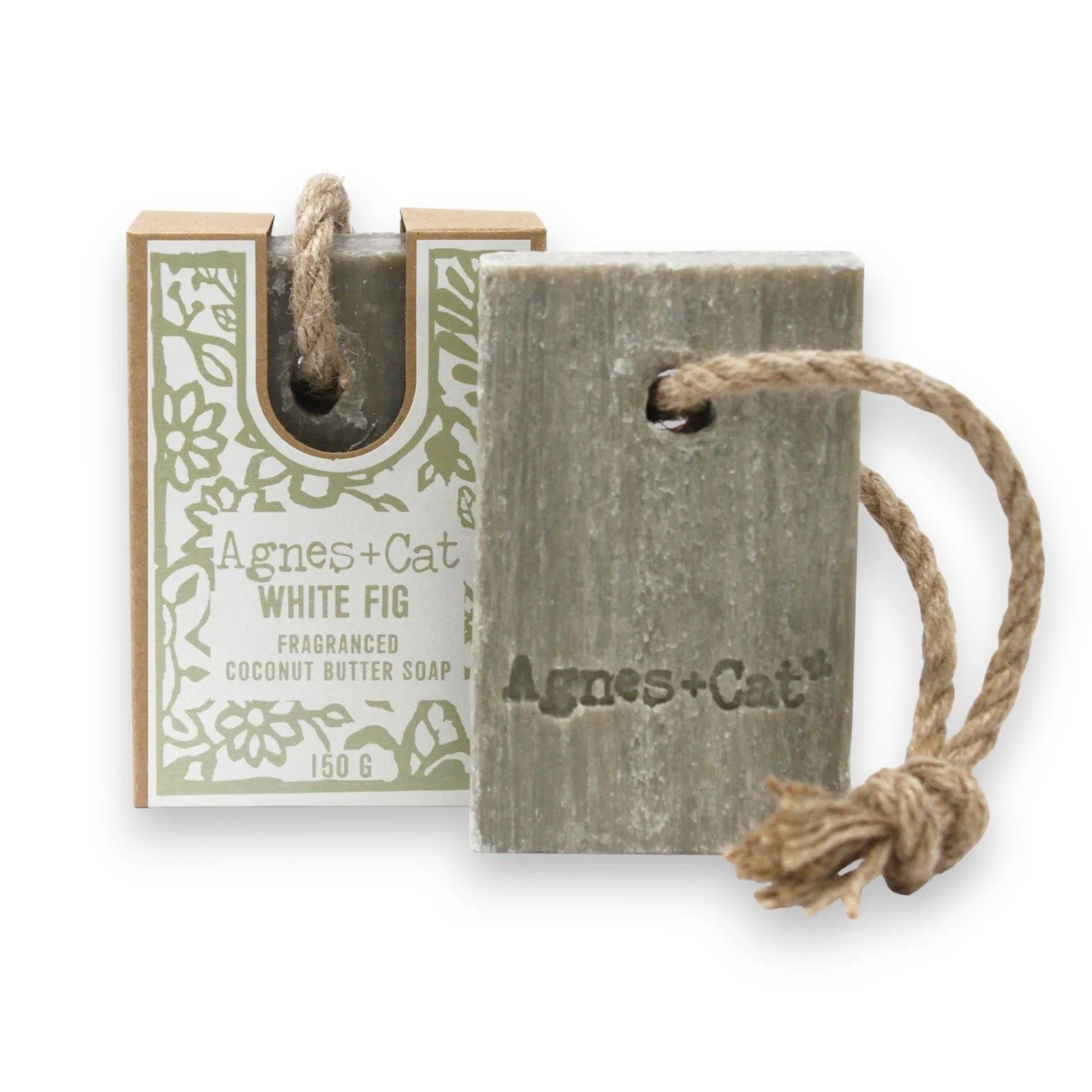 Mydlo na šnúrke Agnes + Cat White Fig – biela figa