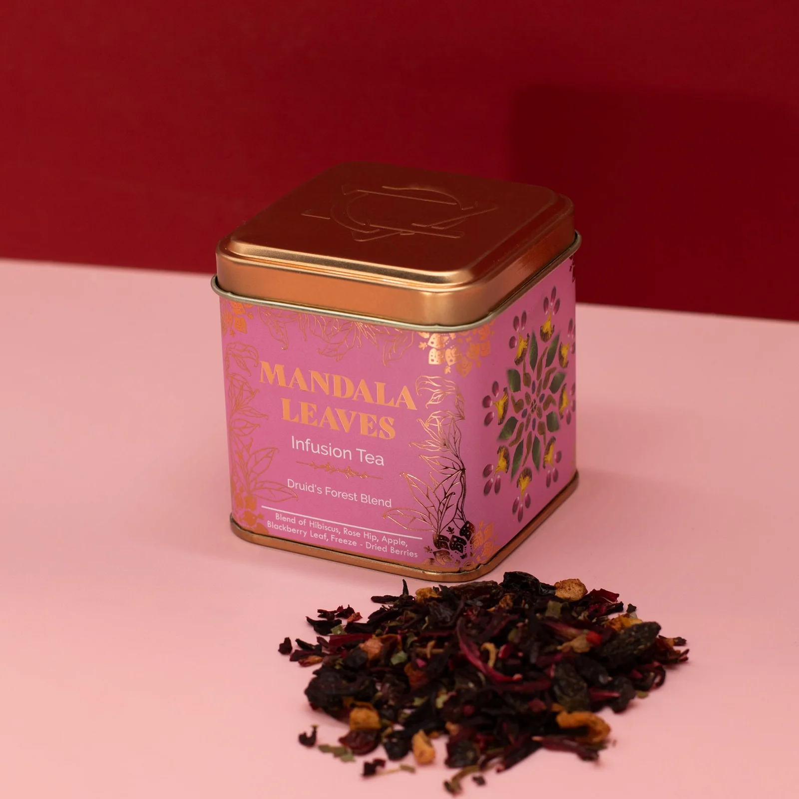 Ovocný čaj Druid's Forest Blend – lesné ovocie, 50 g, plechovka – fotka 1