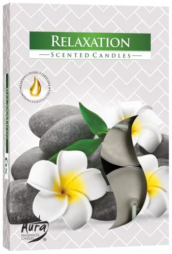 Vonné čajové sviečky Relaxation – 6 ks – fotka 2