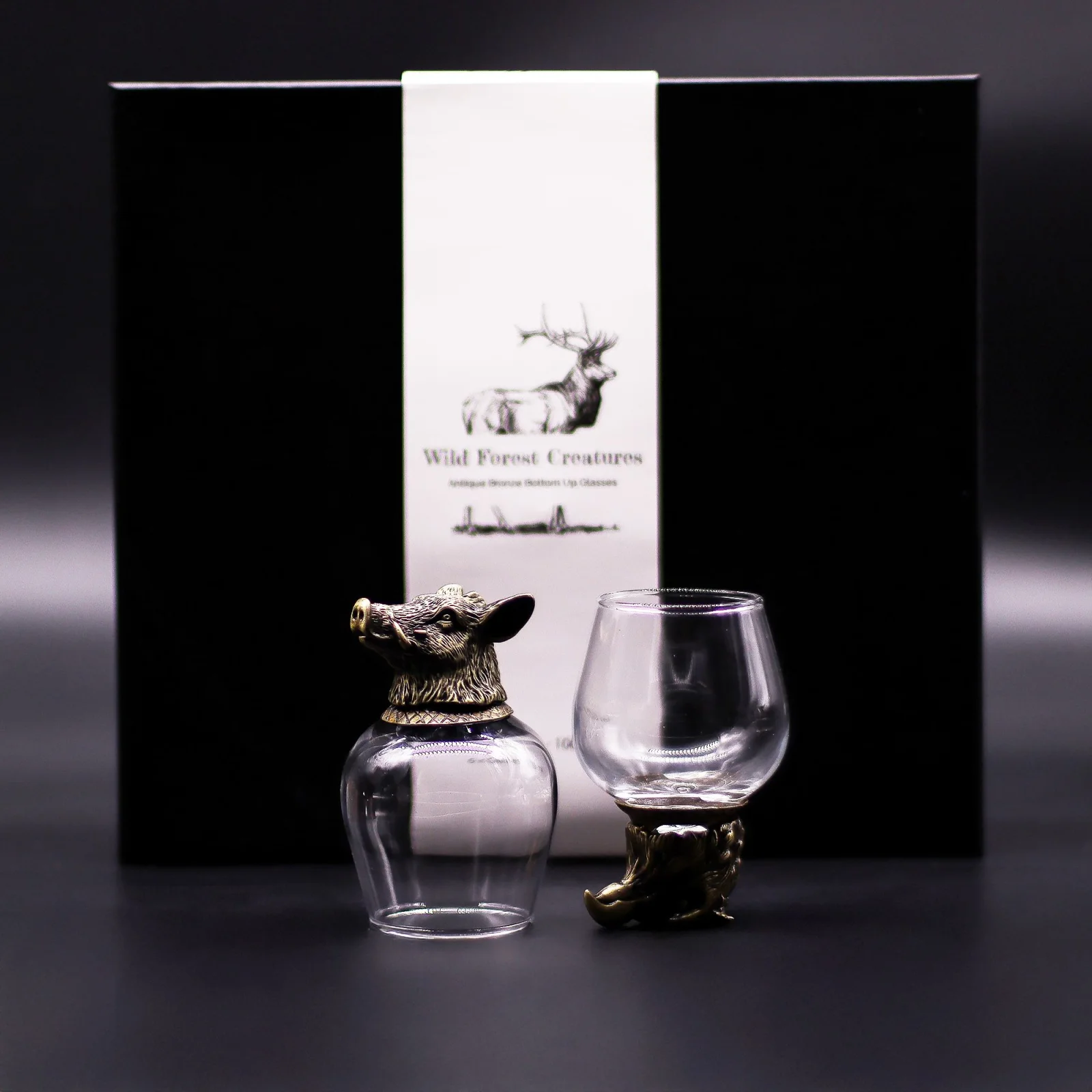 Poháre Bottom Up – 6 ks, 100 ml, lesné zvieratá – fotka 3