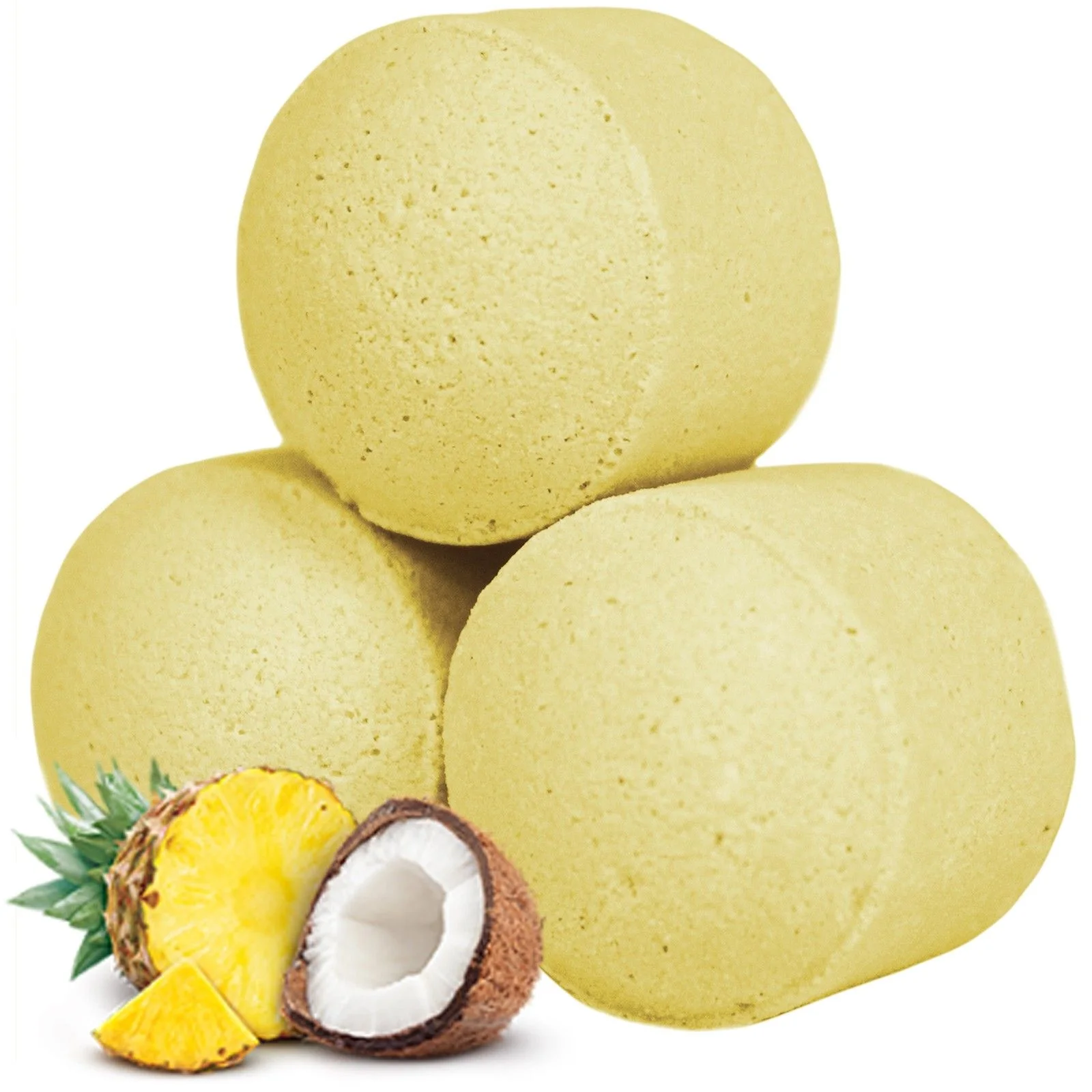 Šumivé tablety do kúpeľa Chill Pills – piña colada, 1,3 kg – fotka 1
