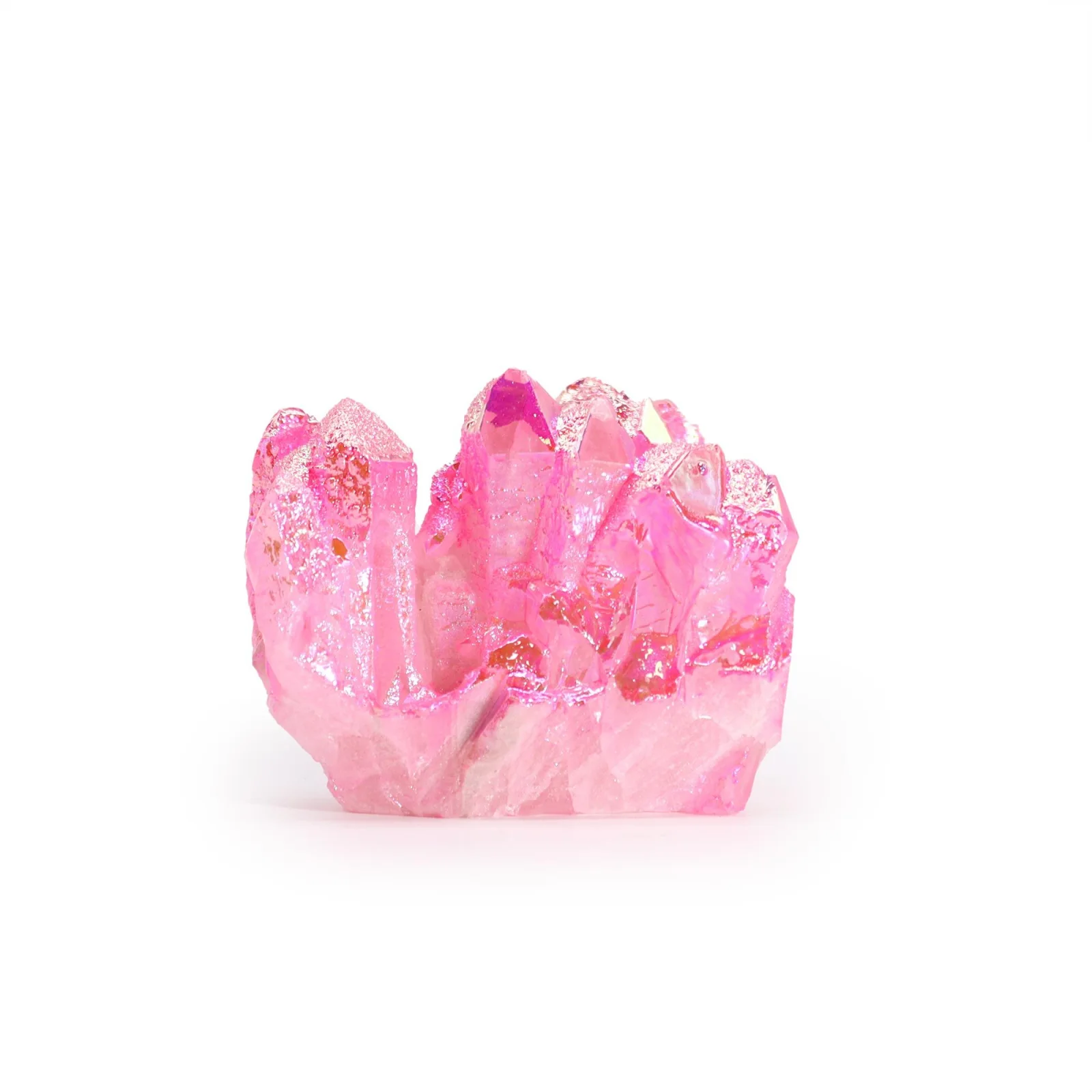 Aura krištáľ Rose Halo – stredný zhluk, 7 – 10 cm – fotka 4