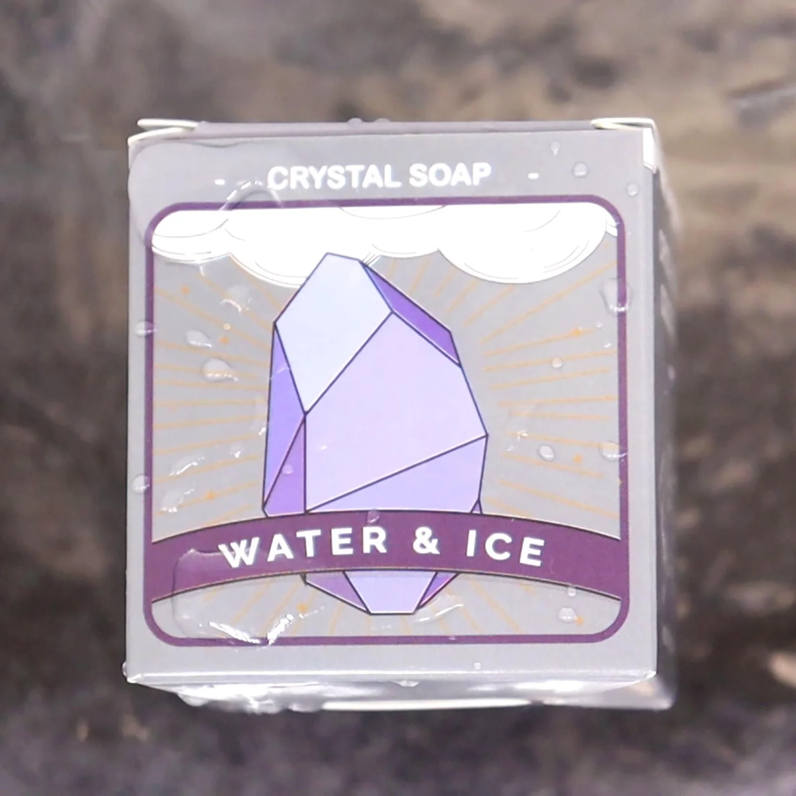 Mydlo s kameňom Crystal Elemental Water – voda, 100 g – fotka 2