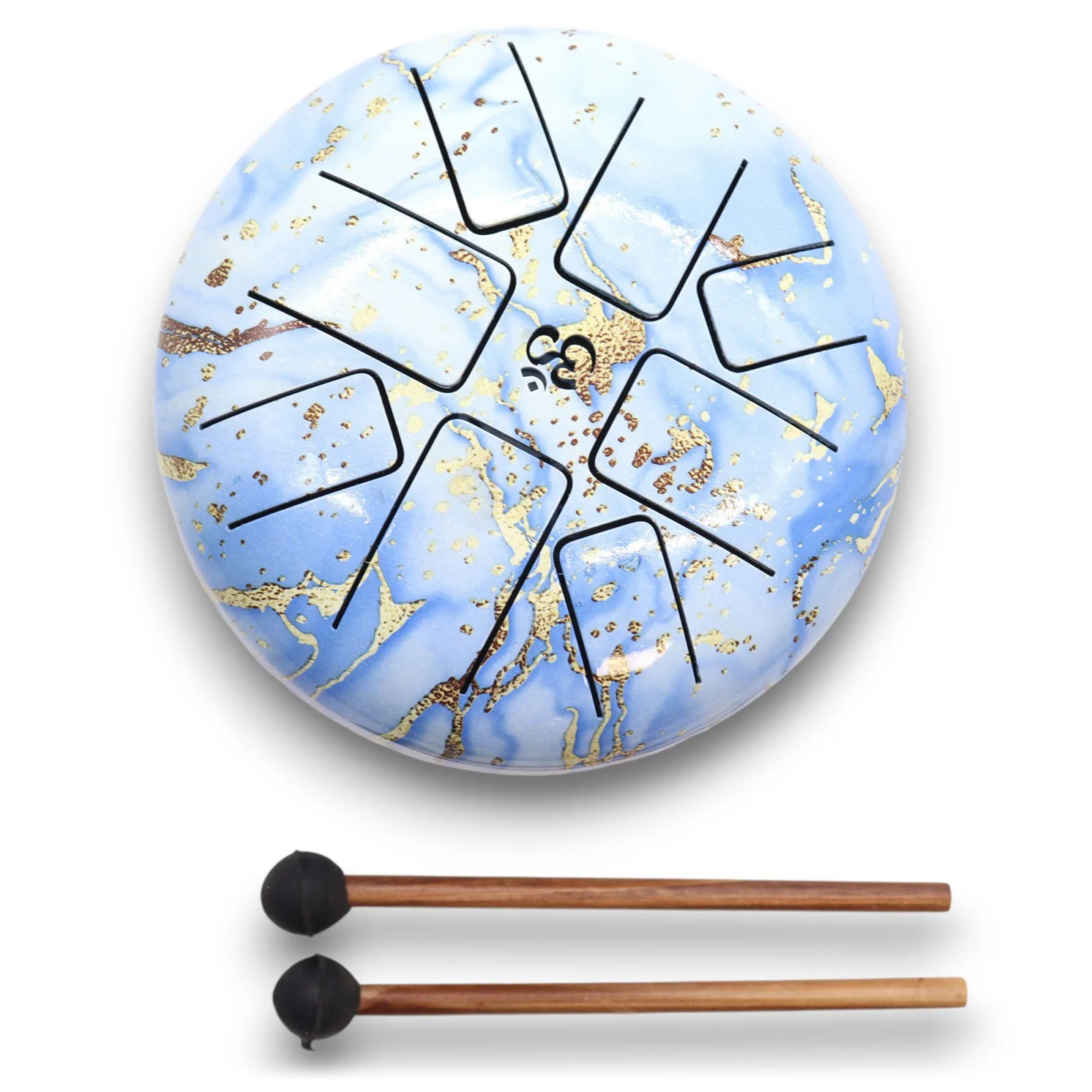 Happy Drum Blue Sky OM – jazyčkový bubon, 18 cm – fotka 1