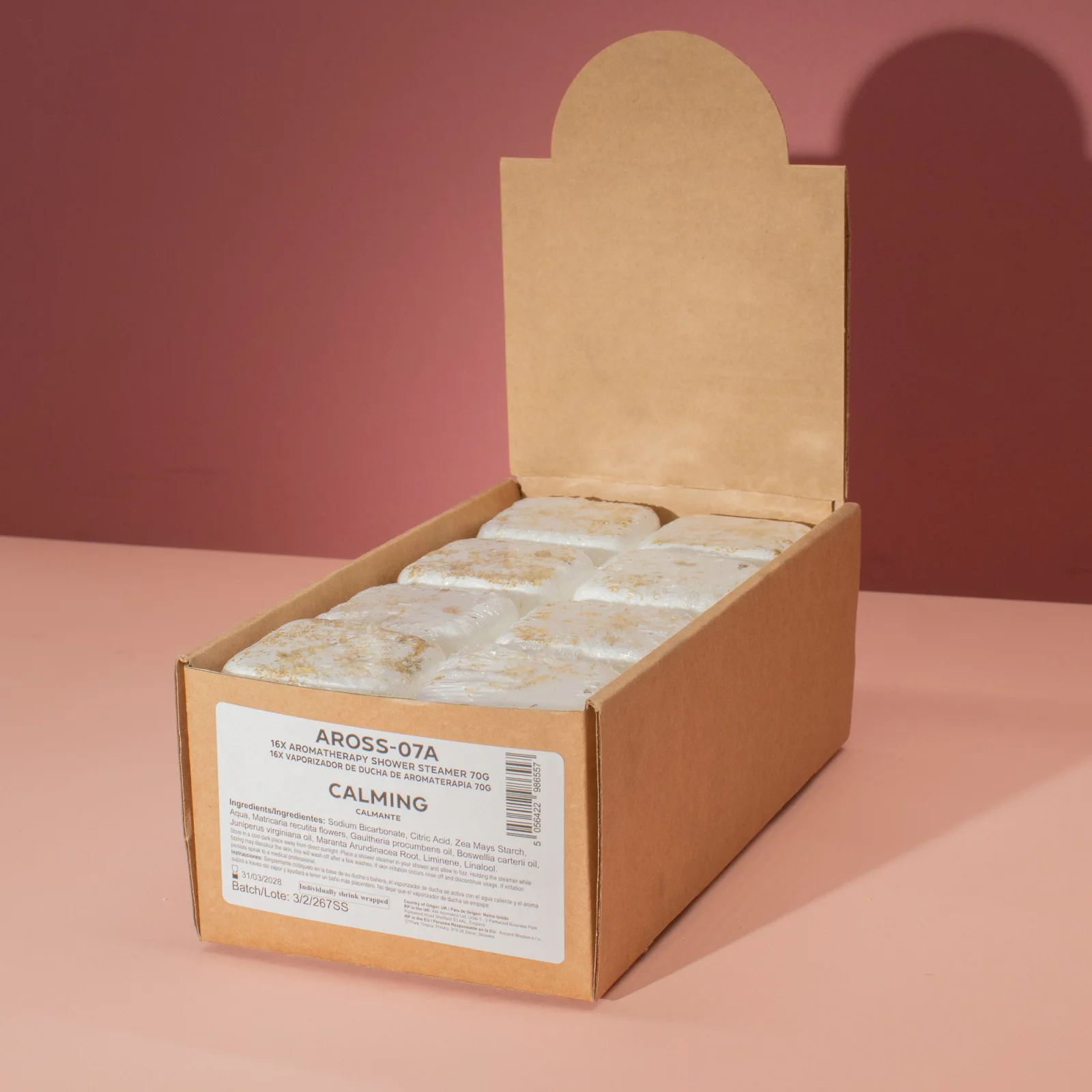 Sprchová tableta Calming – kadidlo a céder, 80 g – fotka 4