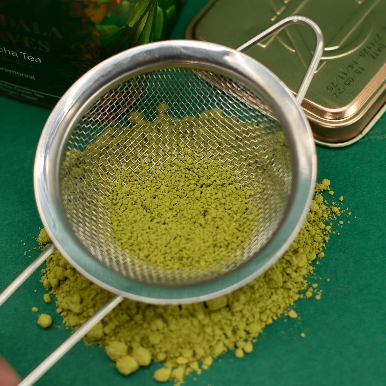 Kulinárska matcha bio – na latte a pečenie, 50 g, plechovka – fotka 8