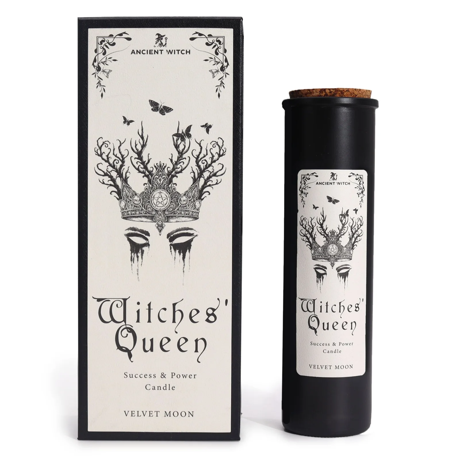 Sójová sviečka Ancient Witch Witches’ Queen – vôňa Velvet Moon – fotka 3