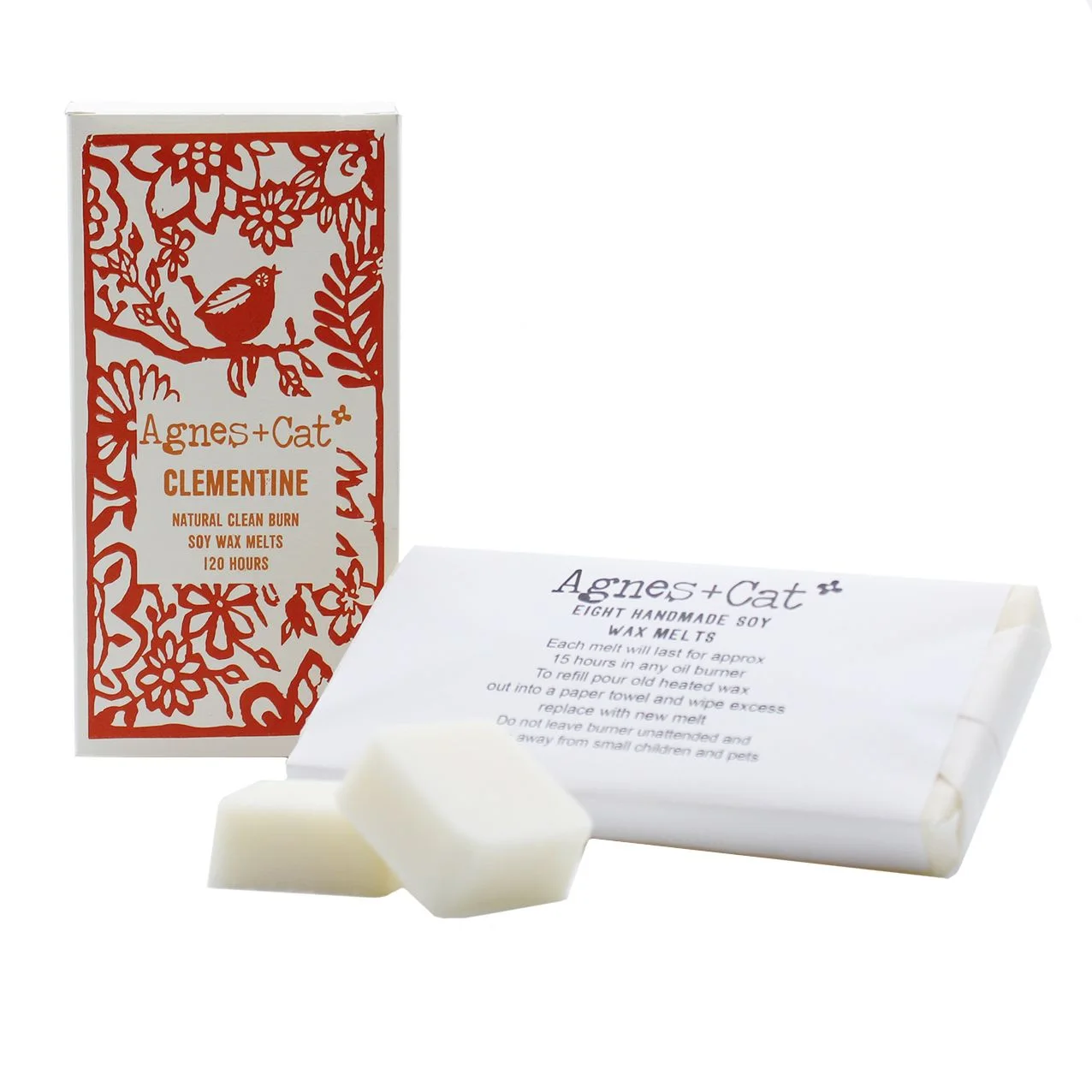 Vonný vosk do aromalampy Agnes + Cat Clementine – 8 ks – fotka 1