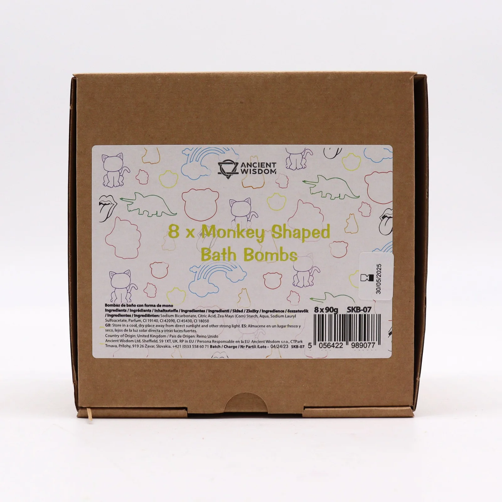 Bomba do kúpeľa Opička – guava a jahoda, 90 g – fotka 4