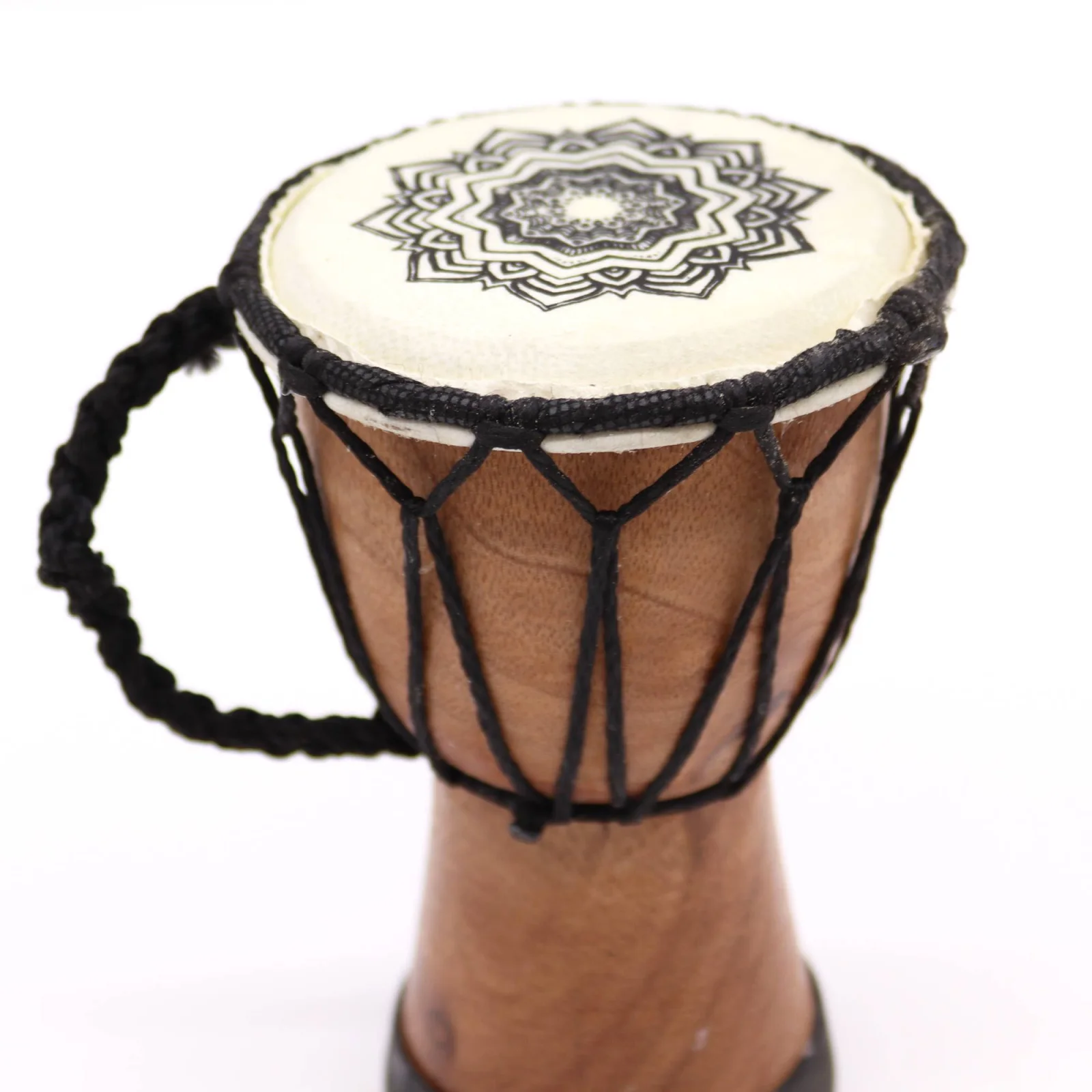 Djembe s širokým vrchom Mandala, 15 cm – fotka 3