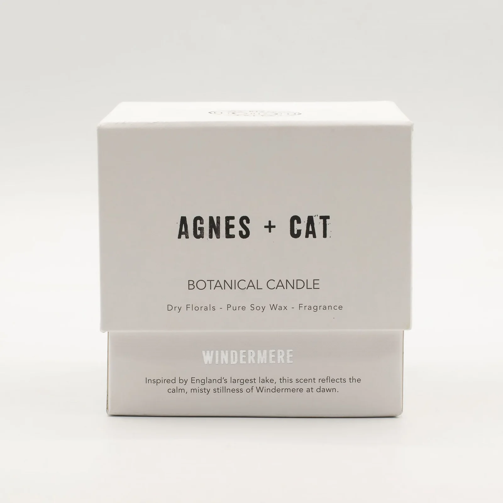 Sójová sviečka s kvetmi Agnes + Cat Windermere – citrus a levanduľa – fotka 3