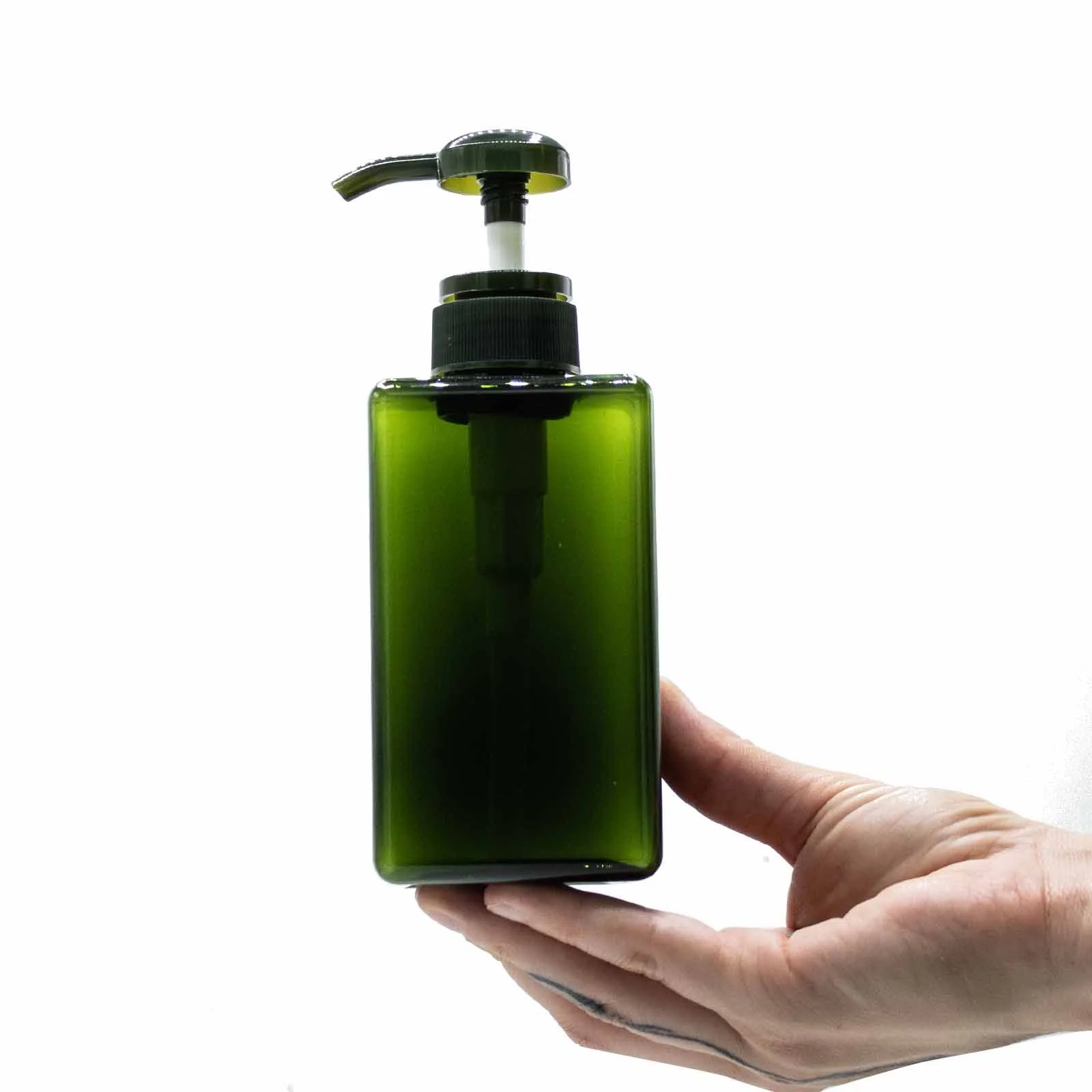 Plniteľná fľaša s pumpou – 450 ml – fotka 3