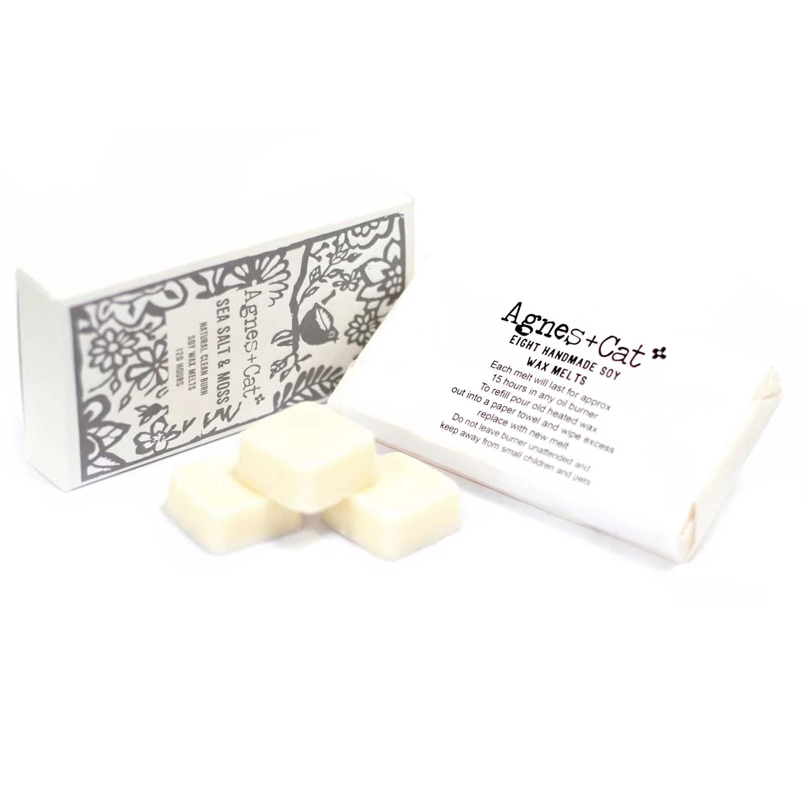 Vonný vosk do aromalampy Agnes + Cat Seasalt + Moss – 8 ks – fotka 2