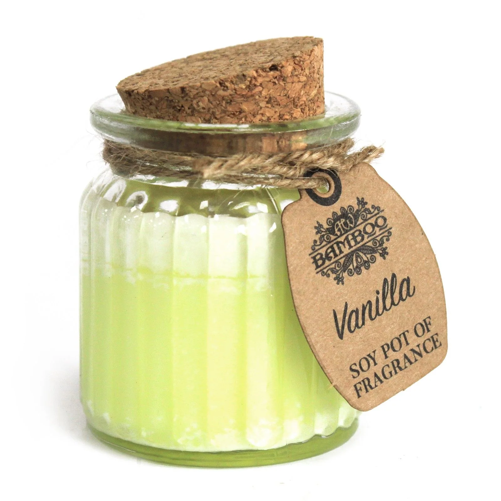 Vonná sójová sviečka v skle – Vanilla, 120 g – fotka 1