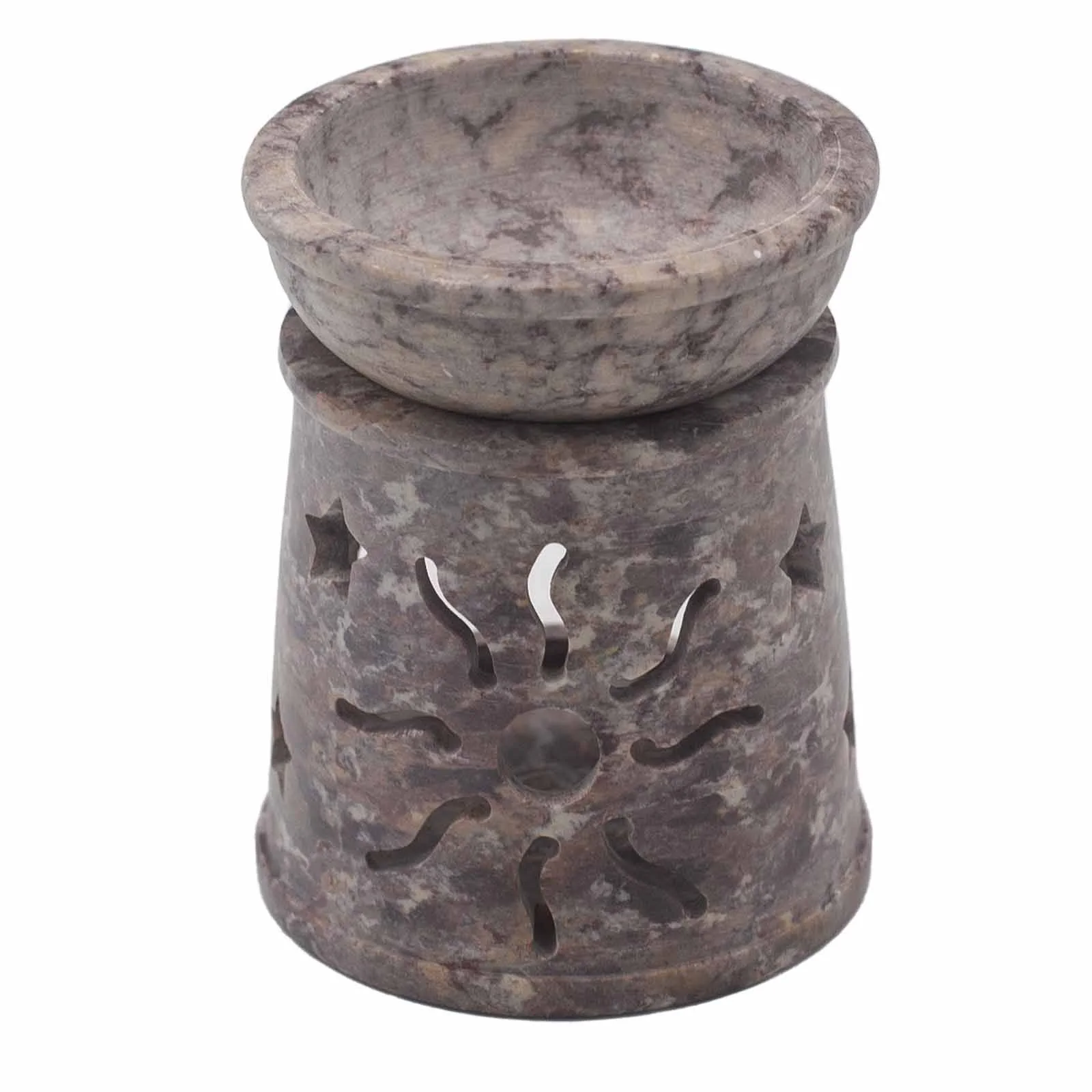 Aromalampa z mastenca – slnko a hviezdy, 8 cm – fotka 2