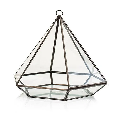 Sklenené terárium – veľký diamant – fotka 4