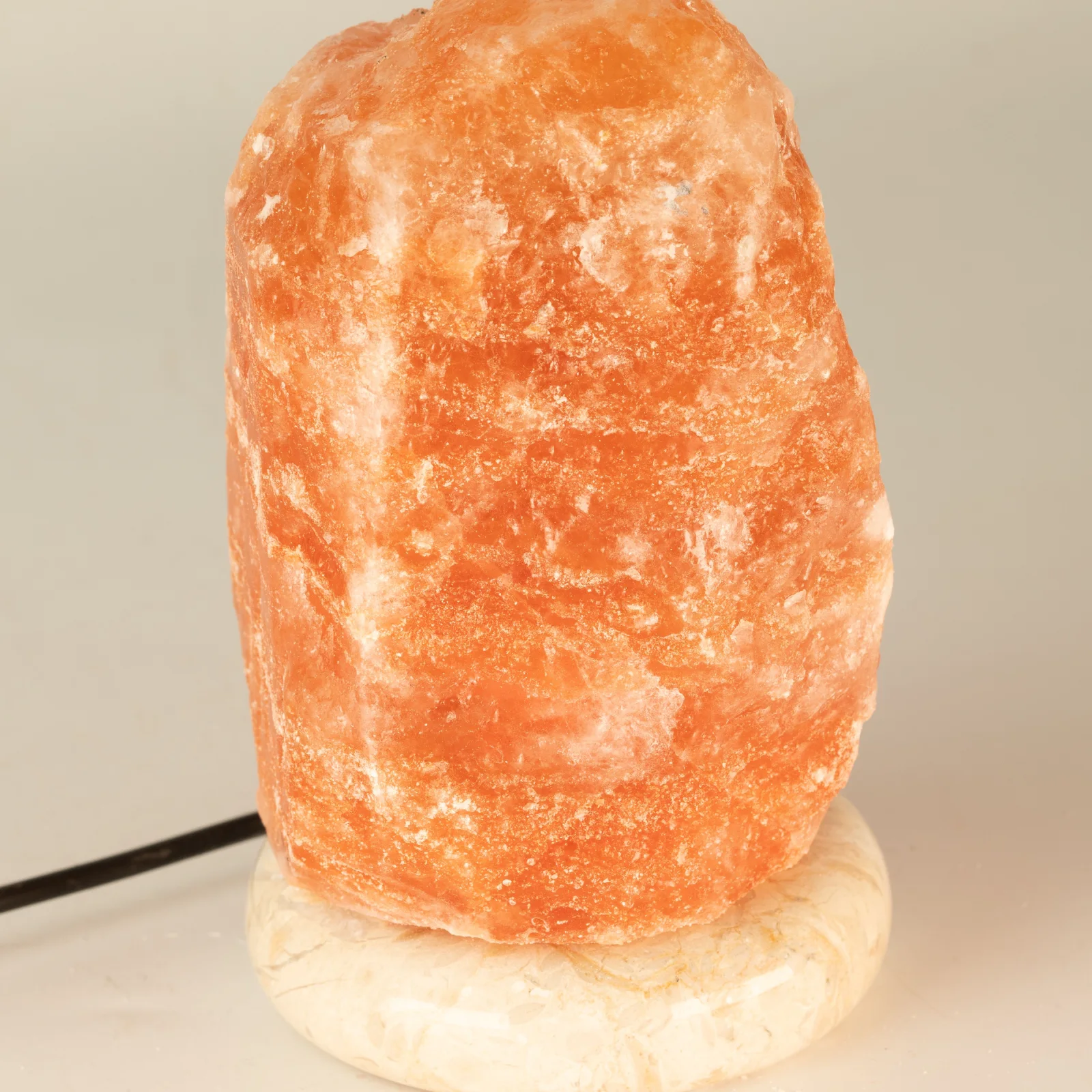 Soľná lampa USB, 11,5 cm – biele svetlo – fotka 3