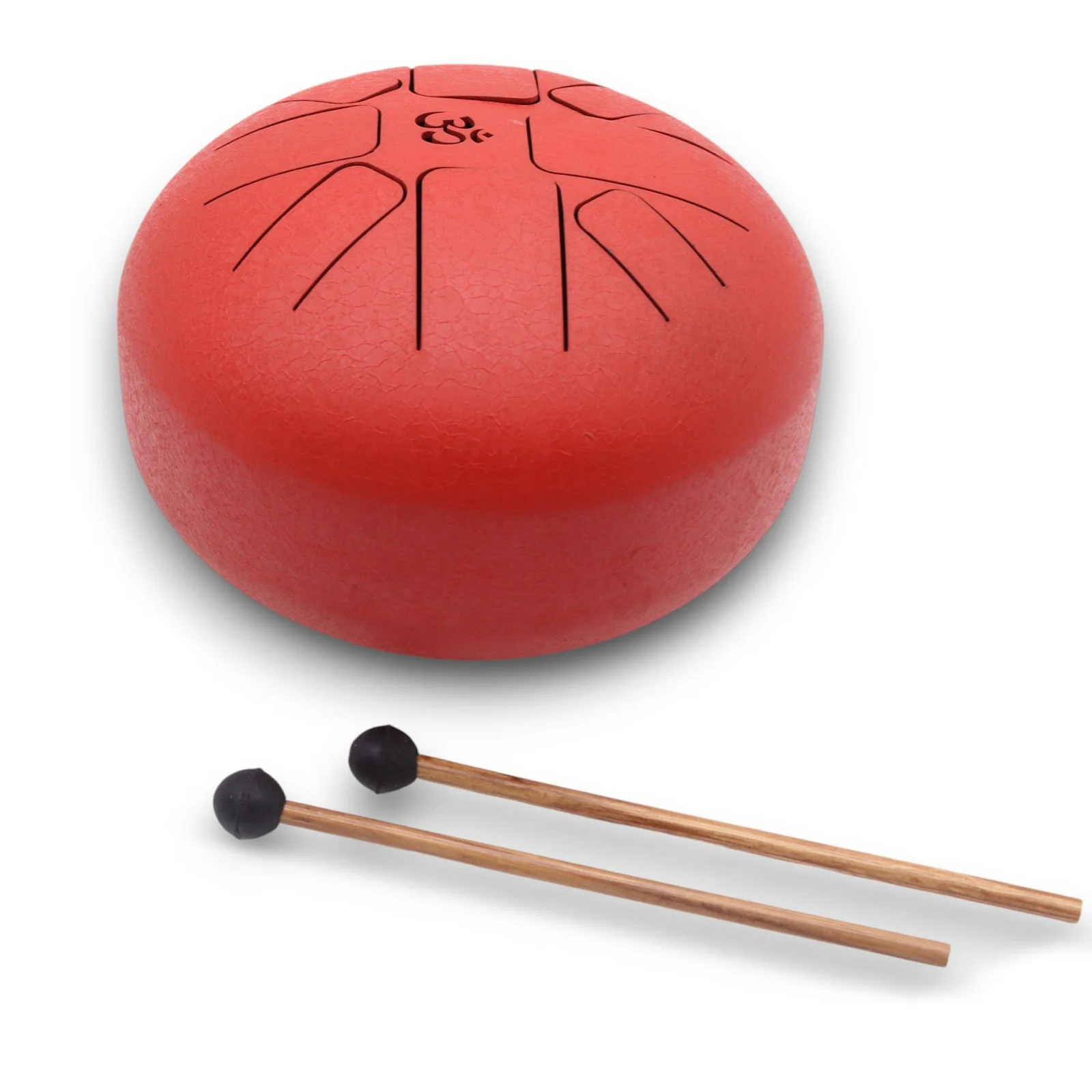 Happy Drum Om Red – jazyčkový bubon, 22 × 16 cm – fotka 4