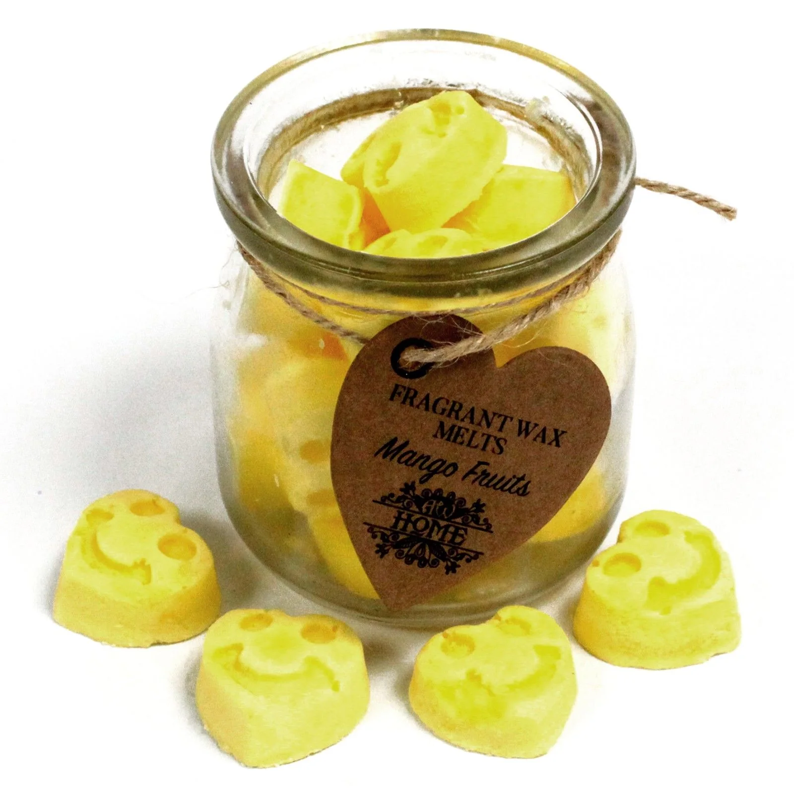 Vonný vosk do aromalampy Mango Fruits – 16 sójových srdiečok – fotka 2