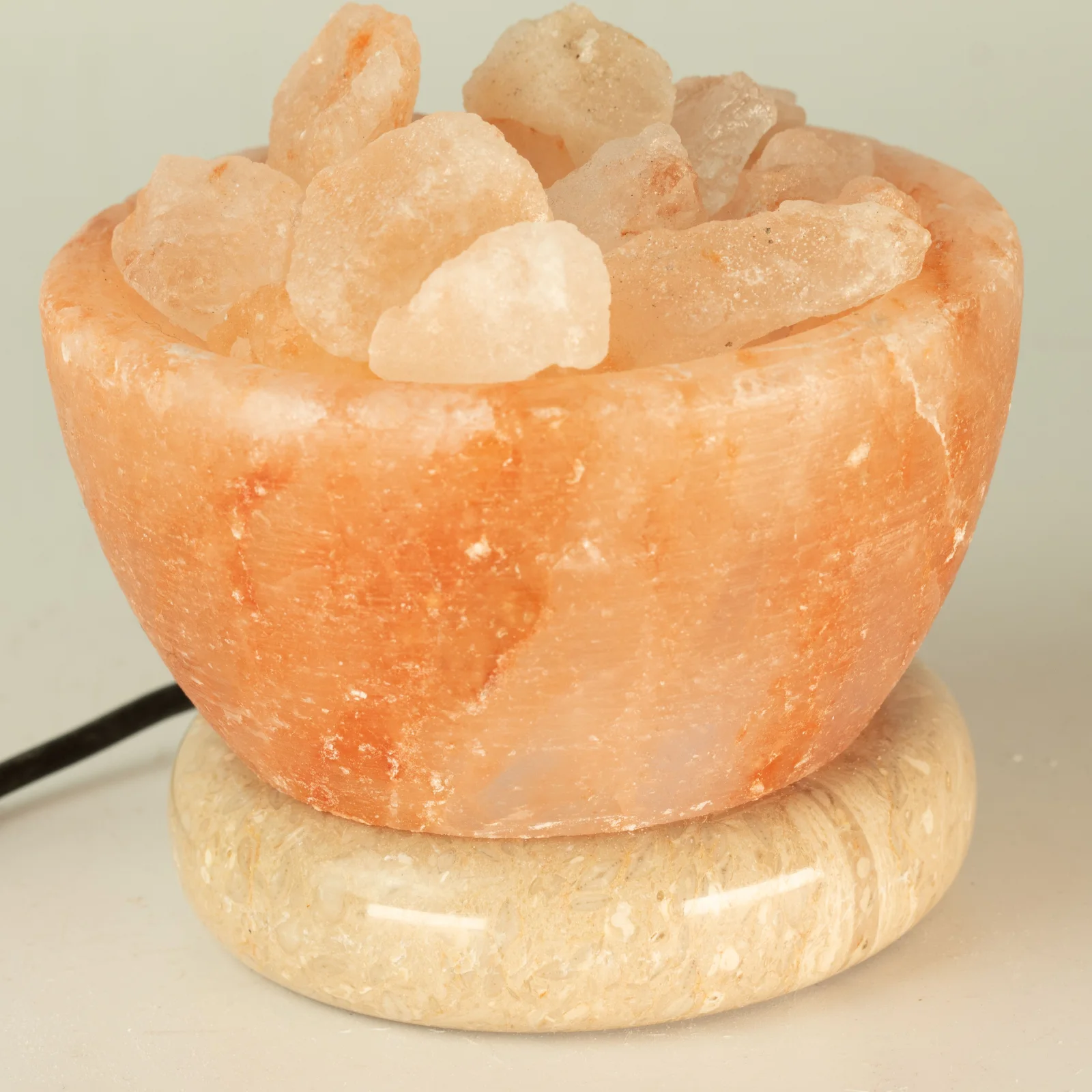 Soľná lampa Fire Bowl USB – farebné svetlo – fotka 6