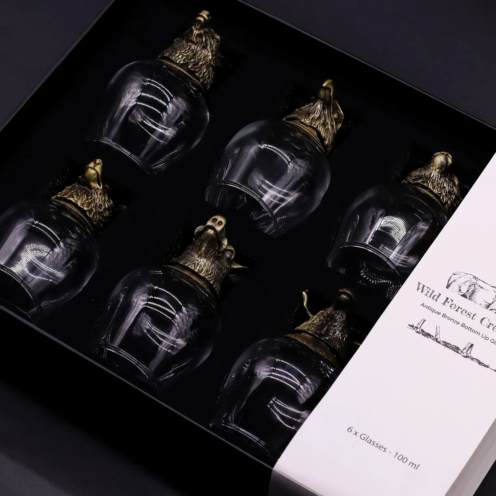 Poháre Bottom Up – 6 ks, 100 ml, lesné zvieratá – fotka 8