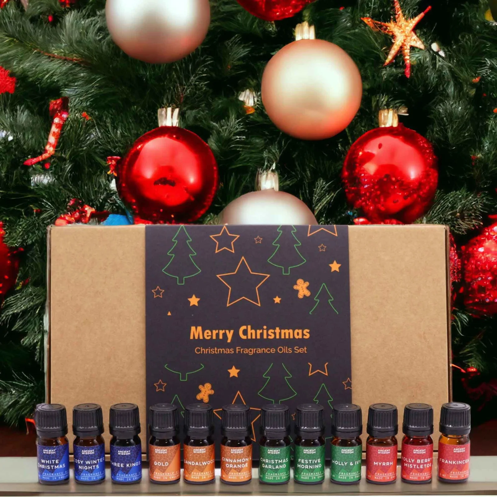 Sada vonných olejov Holy Scents of Christmas – 12 × 5 ml – fotka 3