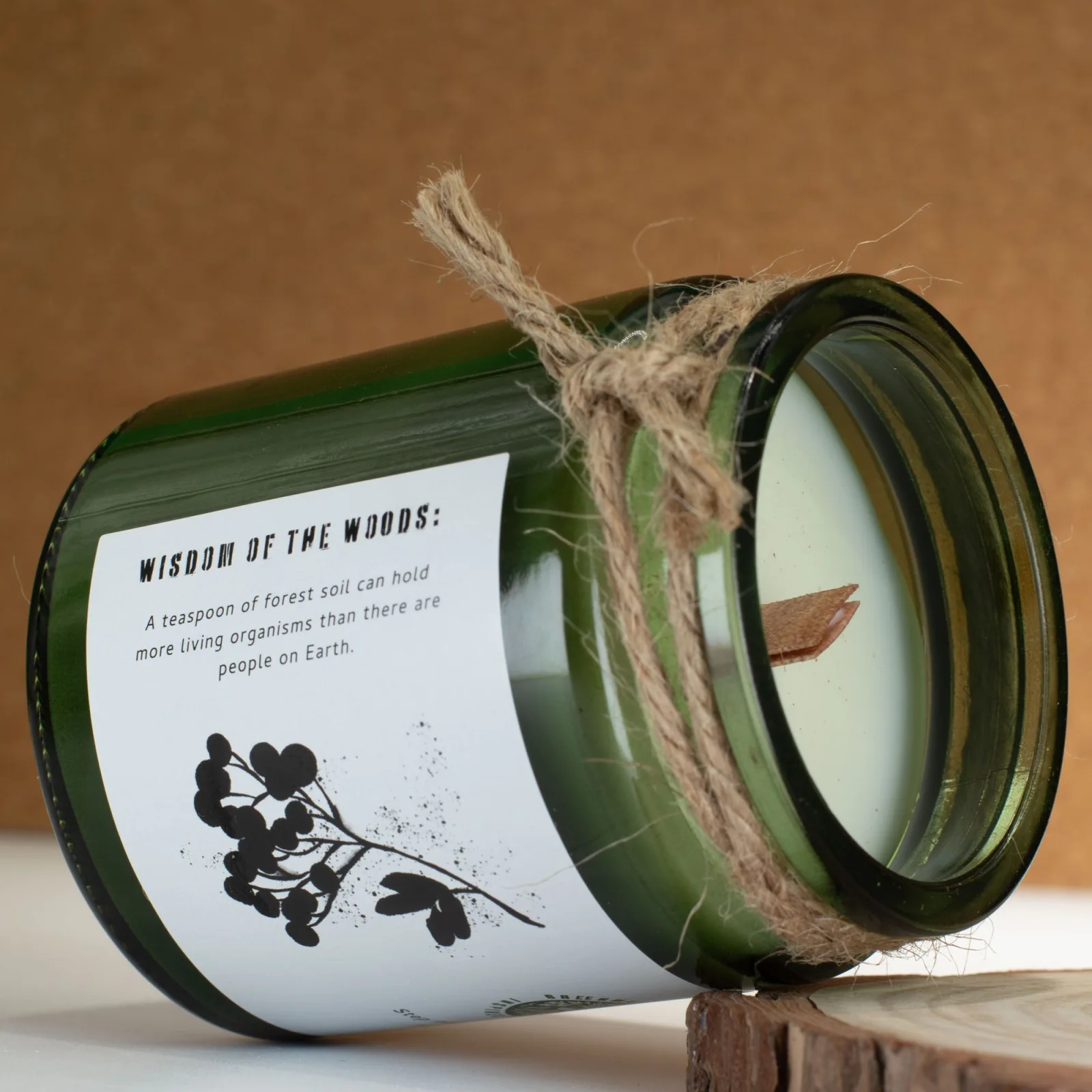 Sójová sviečka Greenman Woodland Zest – citrus a lesná sviežosť – fotka 4