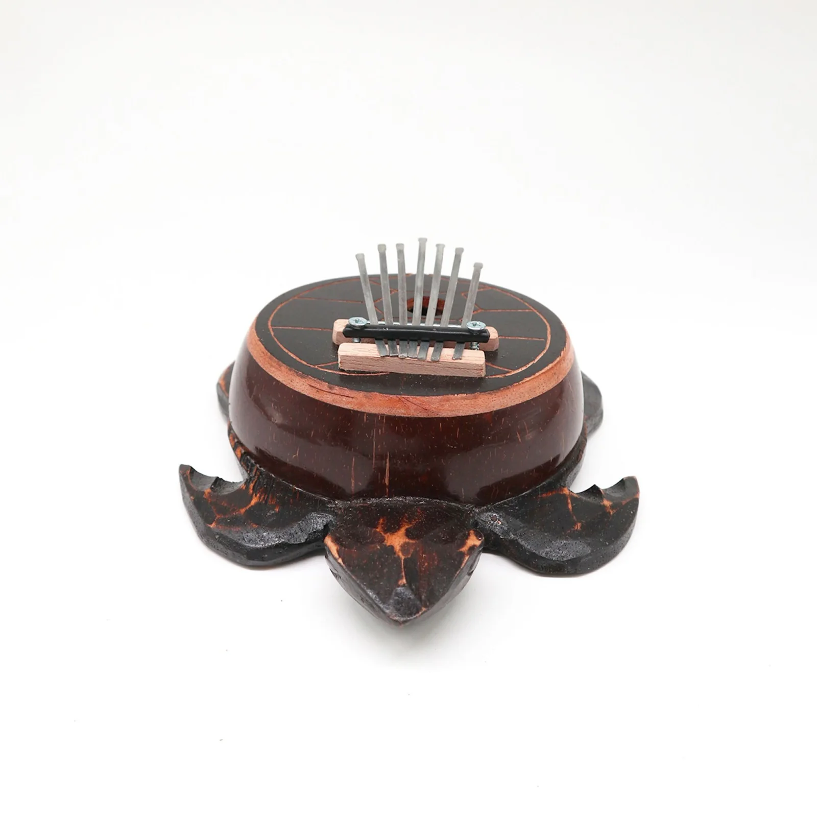 Kalimba z kokosu Antique Turtle – korytnačka – fotka 3