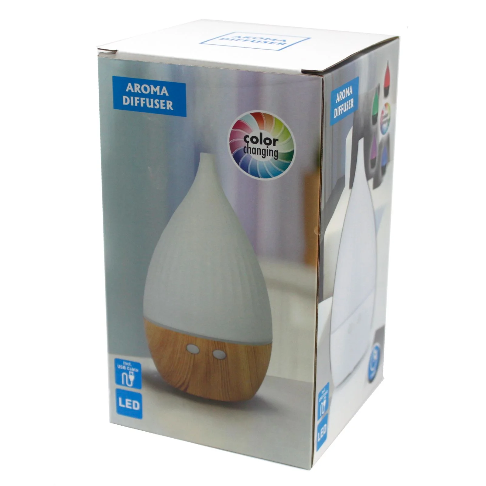 Ultrazvukový difuzér Milan – 120 ml, USB, LED – fotka 5