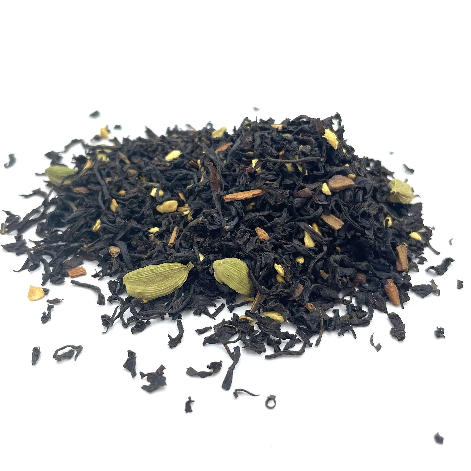 Bio čierny čaj Chai – zázvor, škorica a kardamón, 1 kg – fotka 1