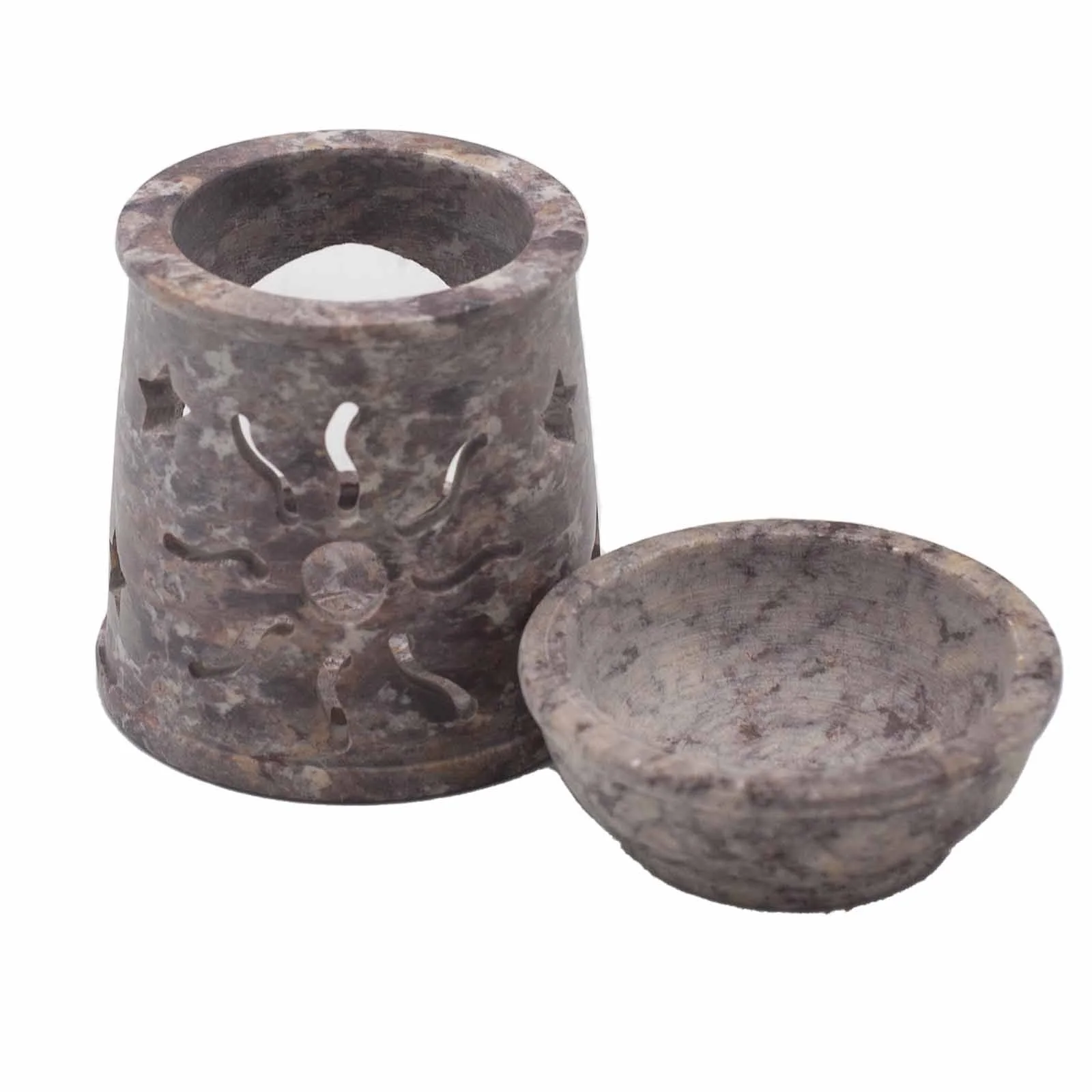 Aromalampa z mastenca – slnko a hviezdy, 8 cm – fotka 4