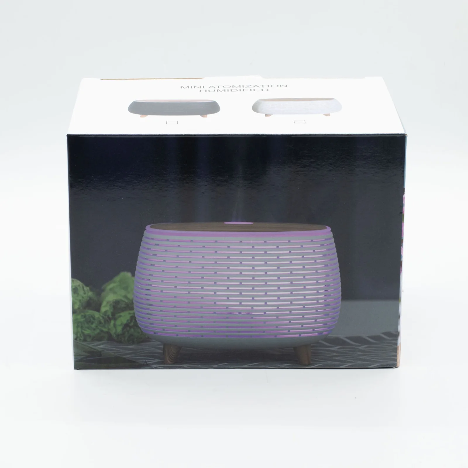 Rebrovaný ultrazvukový difuzér – 400 ml, LED, ovládač – fotka 5