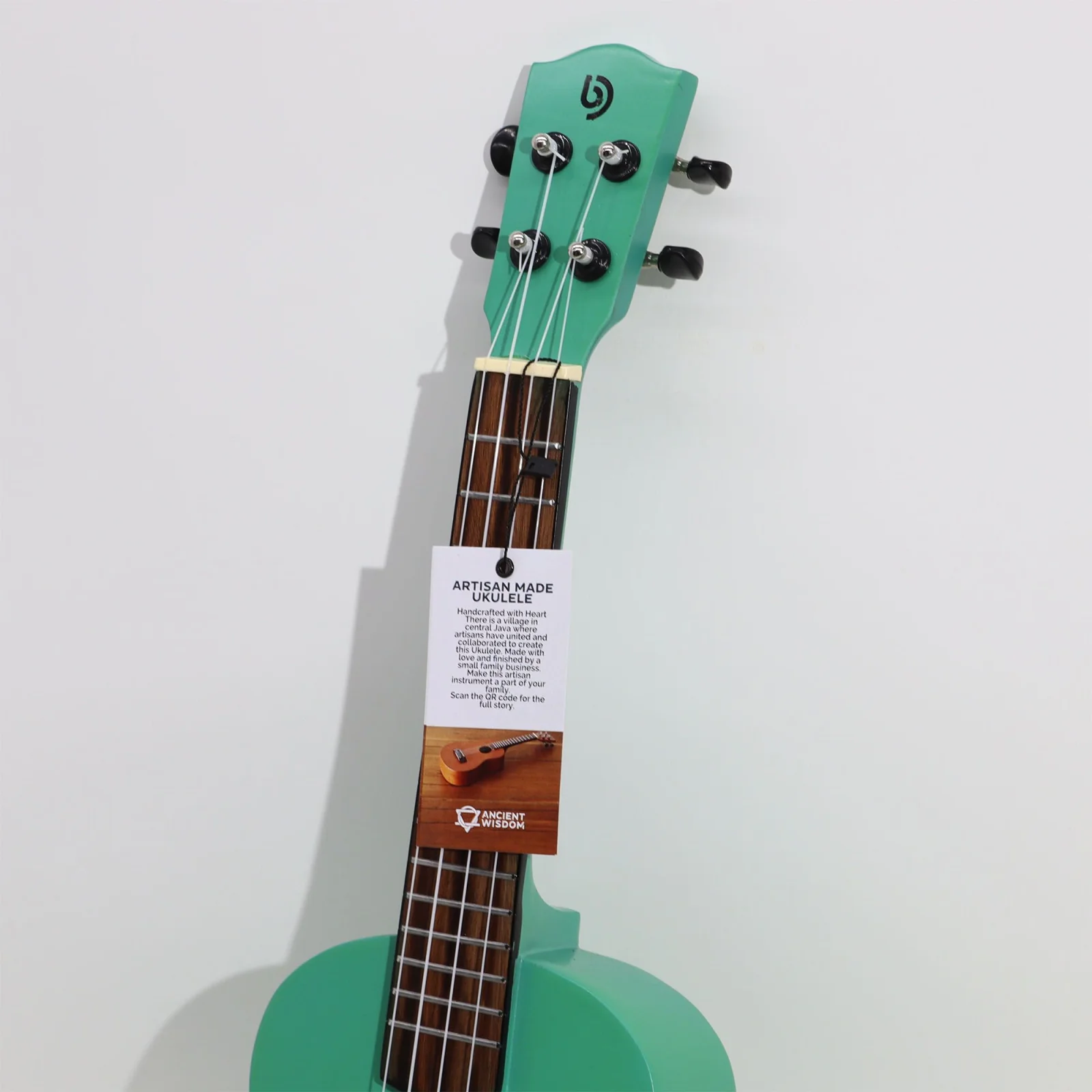 Ukulele – tyrkysové, 4 struny – fotka 4