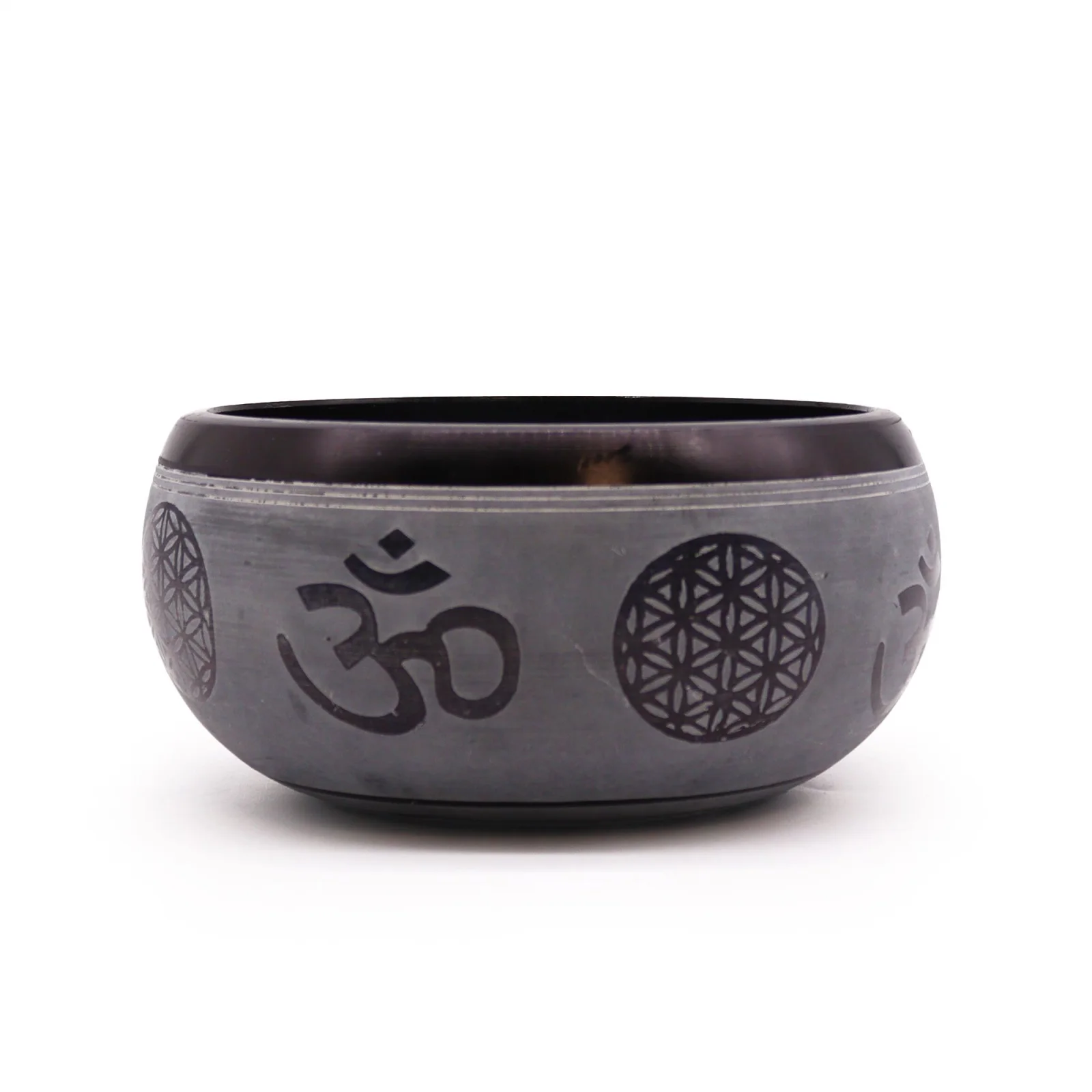 Spievajúca miska Earth Powder – Om Five Buddha, 16 cm – fotka 1