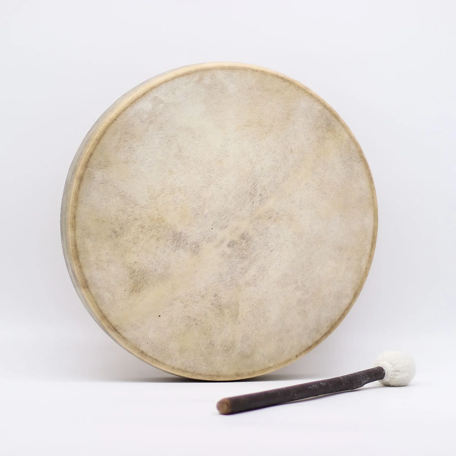 Šamanský bubon Spirit of the Wolf – laditeľný, 40 cm – fotka 1