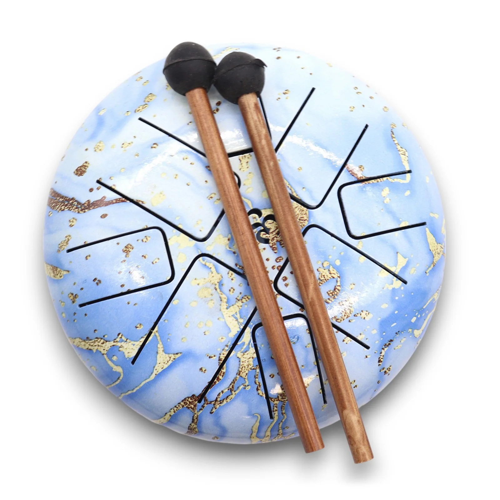 Happy Drum Blue Sky OM – jazyčkový bubon, 18 cm – fotka 2