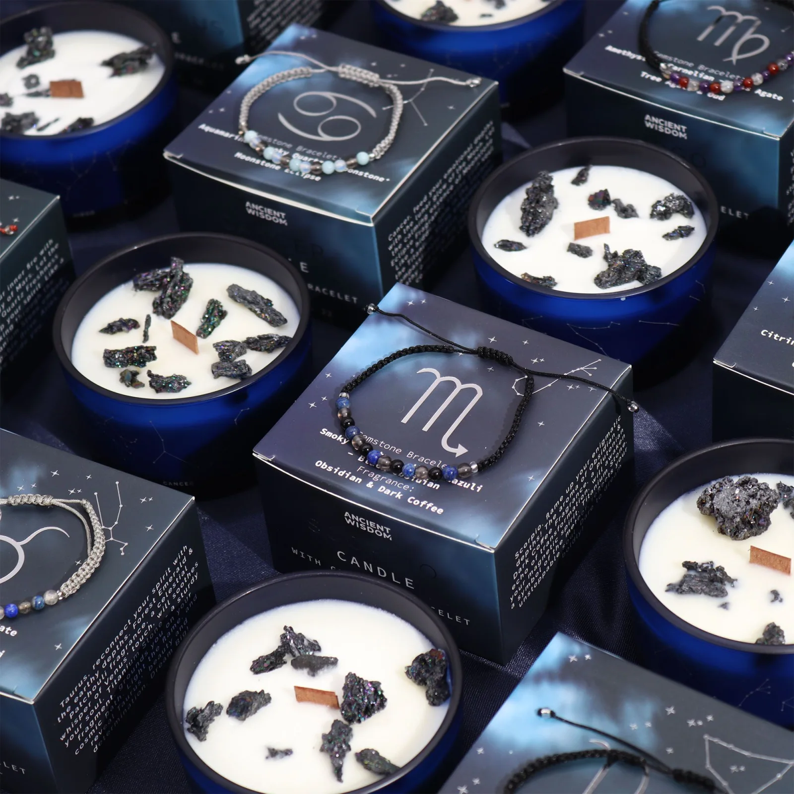 Zodiac sviečka s náramkom – Baran – fotka 4