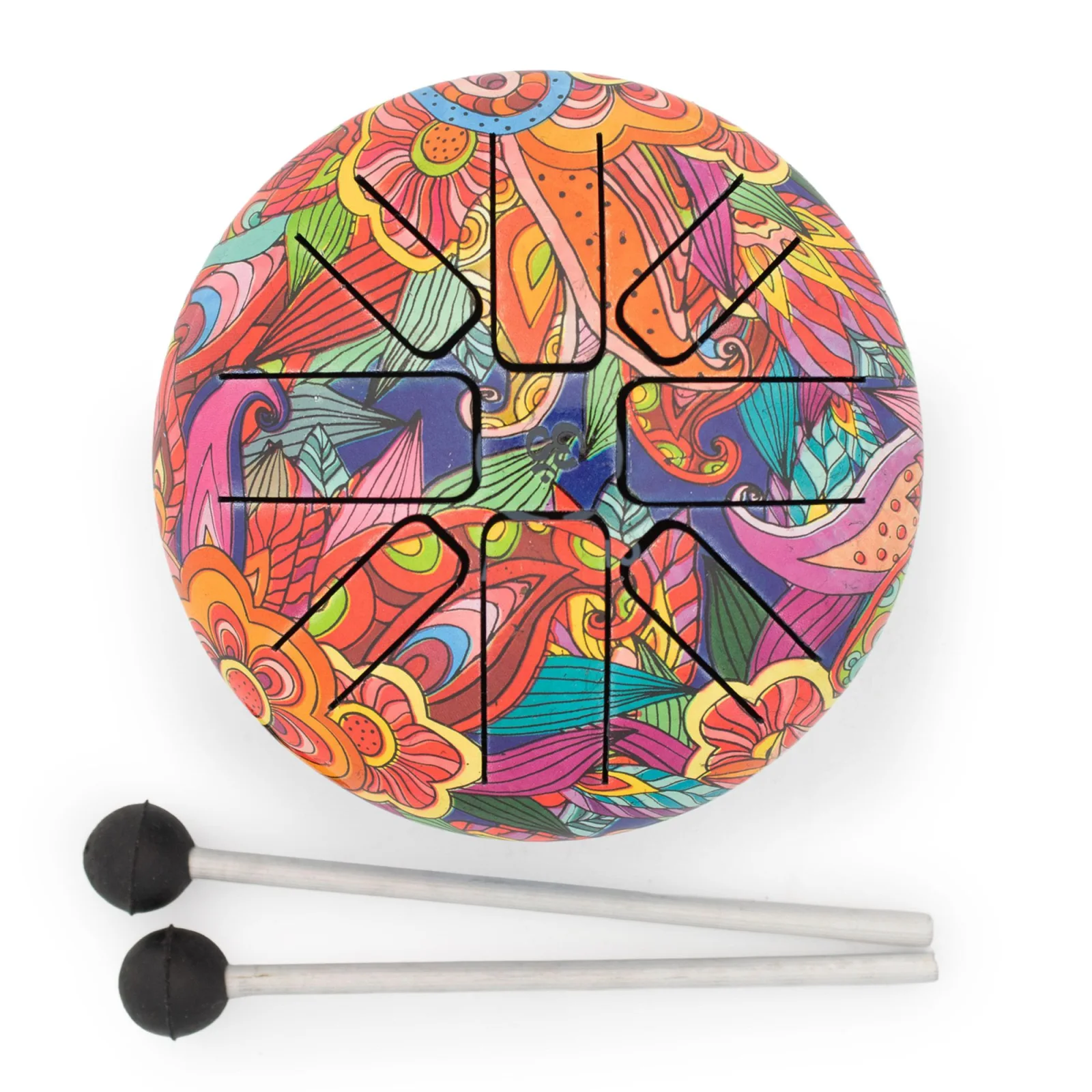Happy Drum Small Psychedelic – malý, 13 × 9 cm – fotka 1