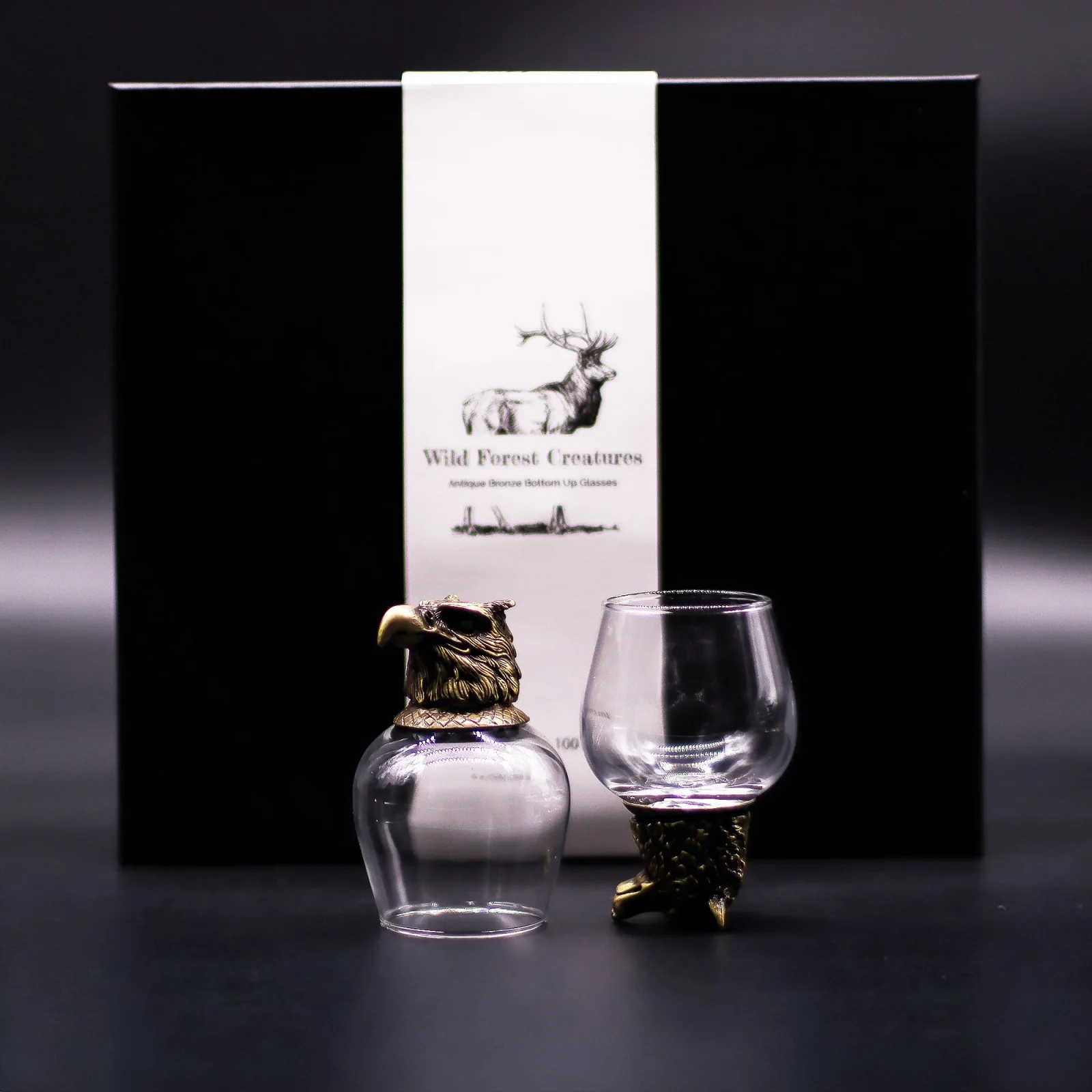 Poháre Bottom Up – 6 ks, 100 ml, lesné zvieratá – fotka 4