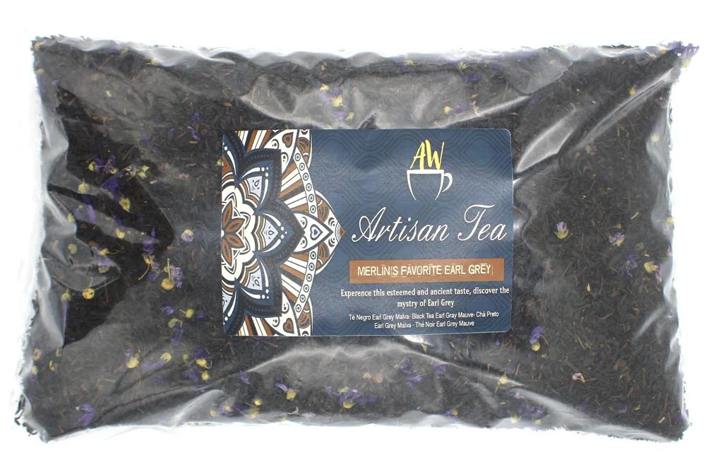 Čierny čaj Merlin's Favorite Earl Grey – bergamot, 1 kg – fotka 2