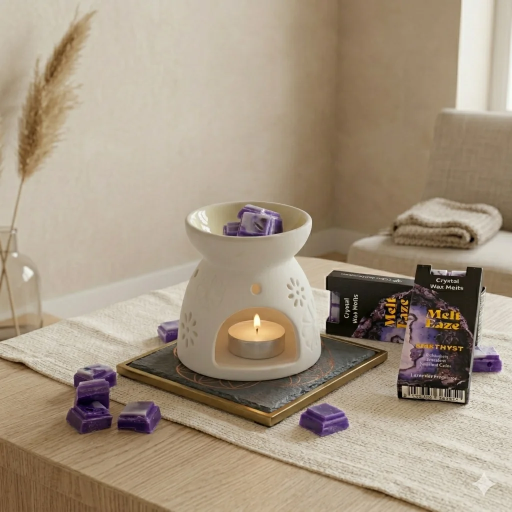 Vonný vosk MeltEaze Amethyst Dream – levanduľa, 50 g – fotka 3